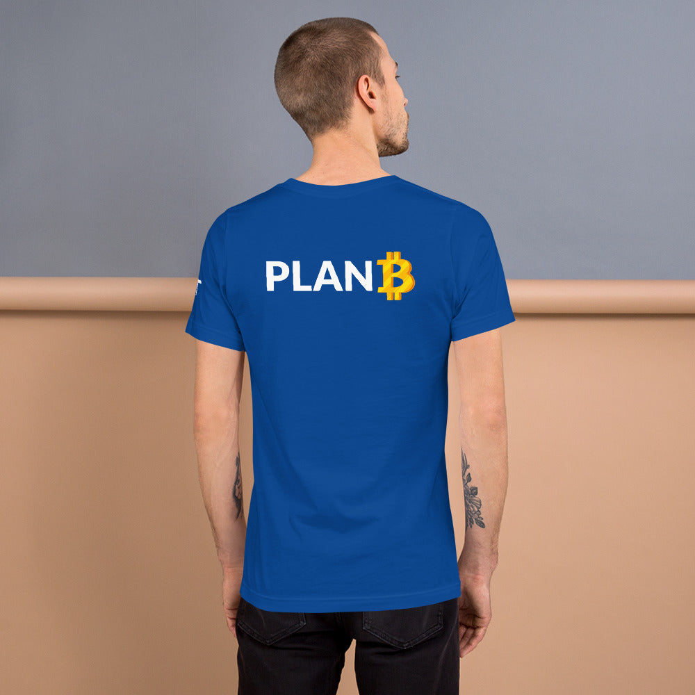 Plan B v1 - Unisex t-shirt (back print) by DarkByteGear