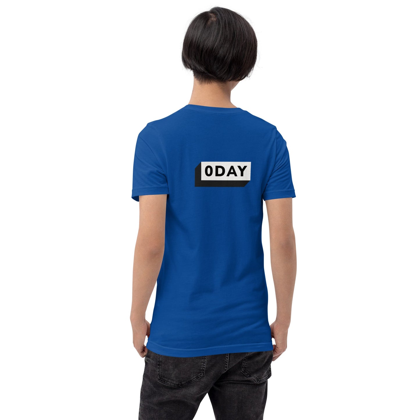 0 day v1 - Unisex t-shirt (back print) by DarkByteGear
