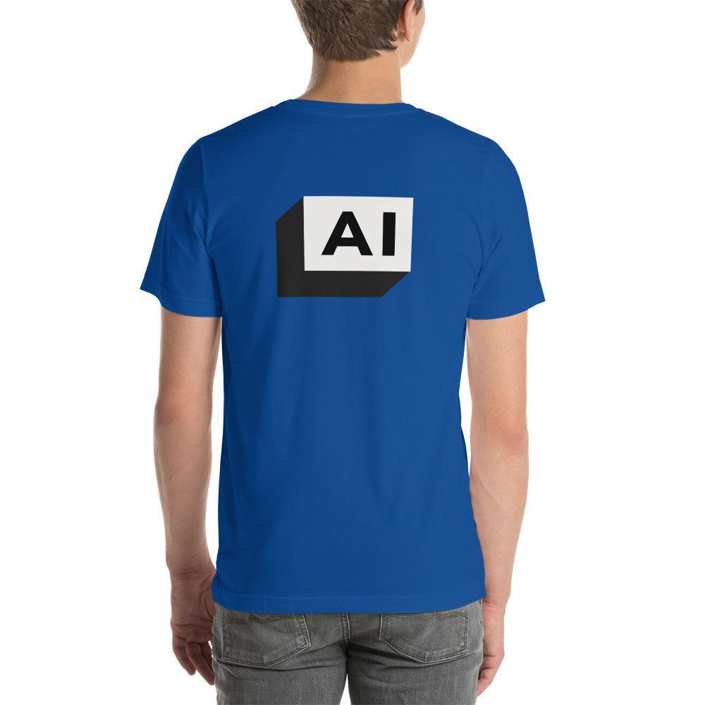 AI - Unisex t-shirt (back print) by DarkByteGear