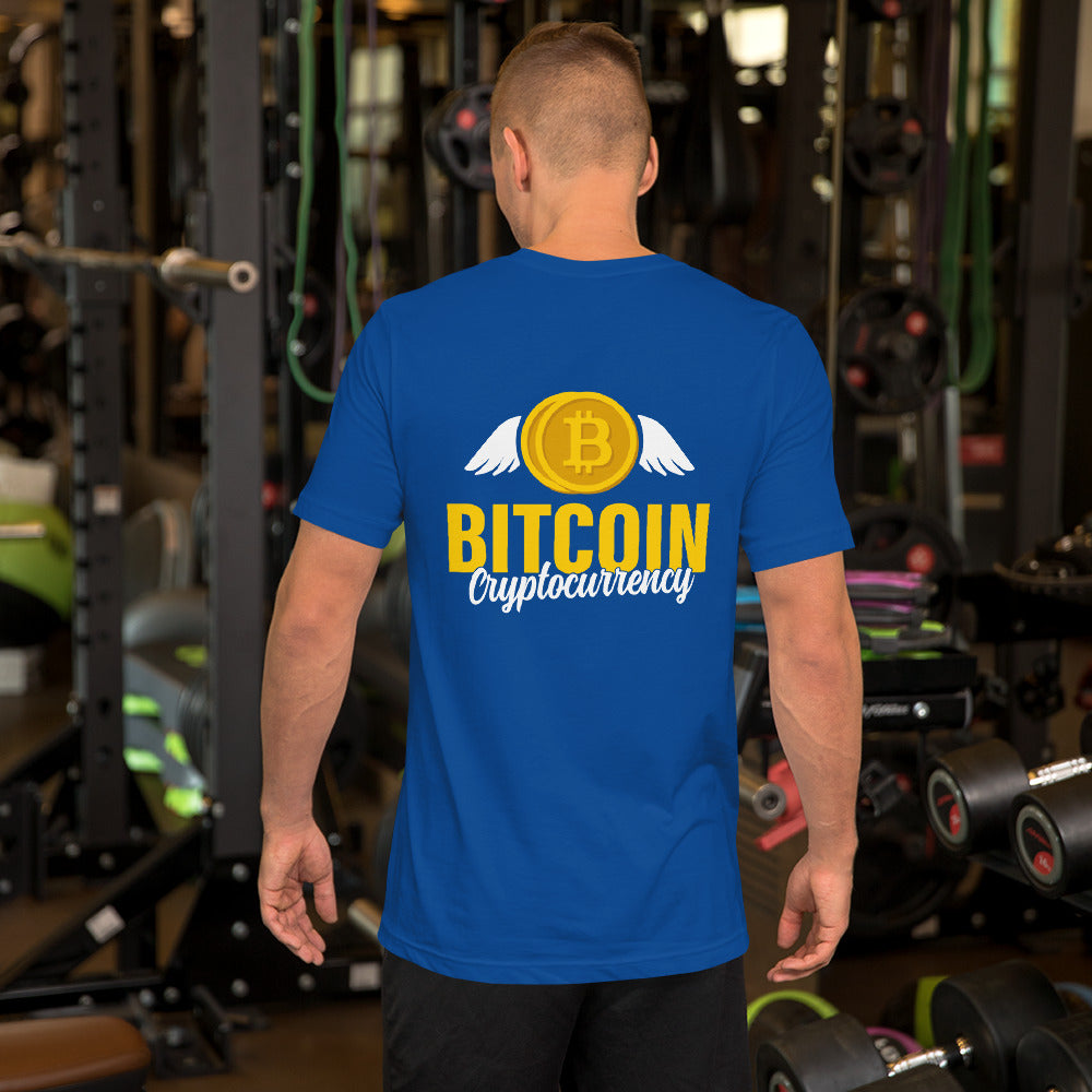 Bitcoin Cryptocurrency - Unisex t-shirt ( Back Print ) by DarkByteGear