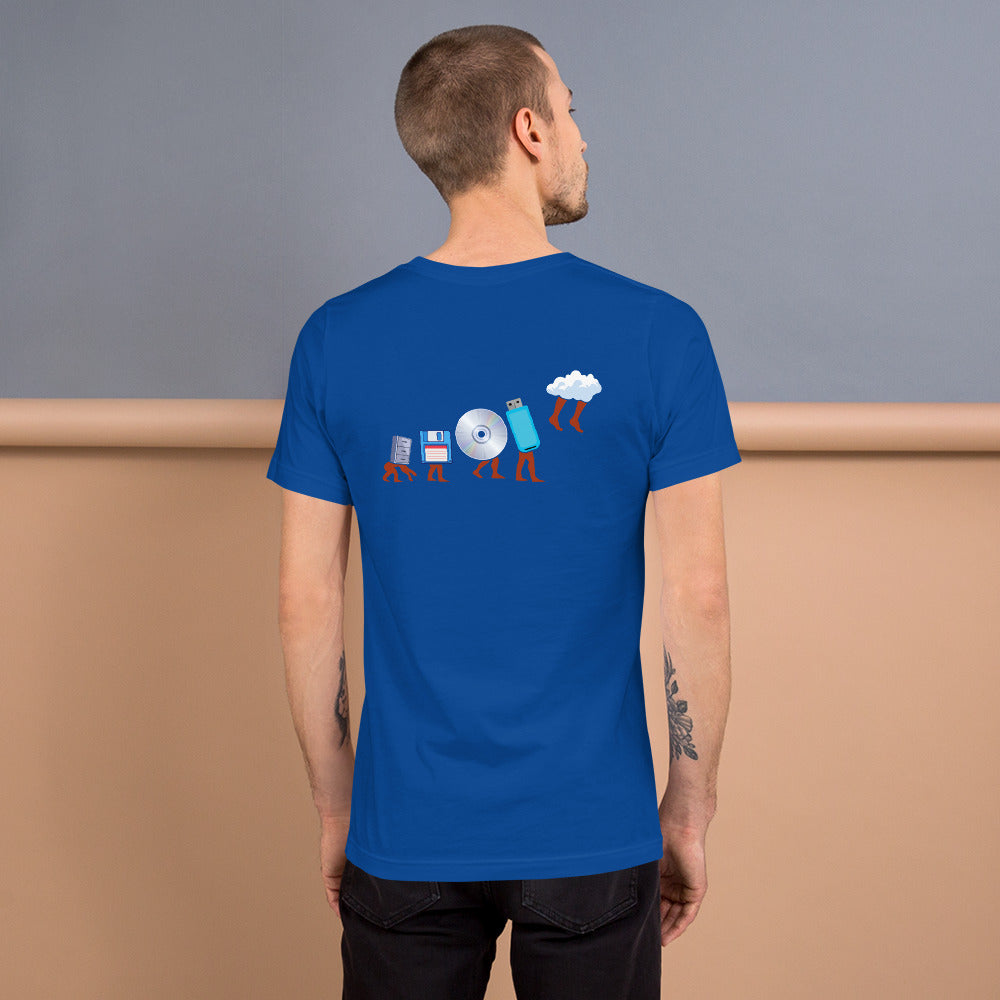 Funny Geek Programmer Nerd - Unisex t-shirt ( Back Print ) by DarkByteGear