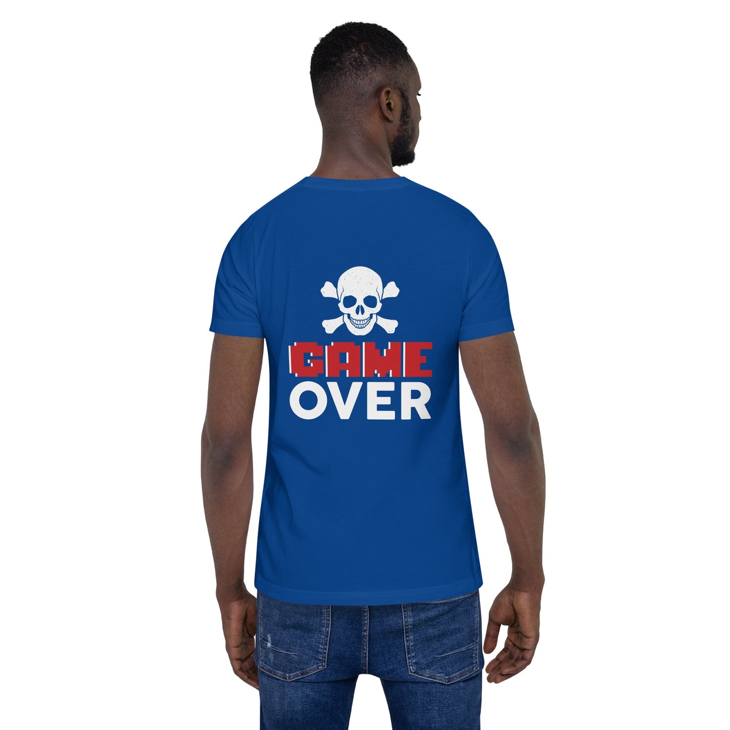 Game Over - Unisex t-shirt ( Back Print ) by DarkByteGear