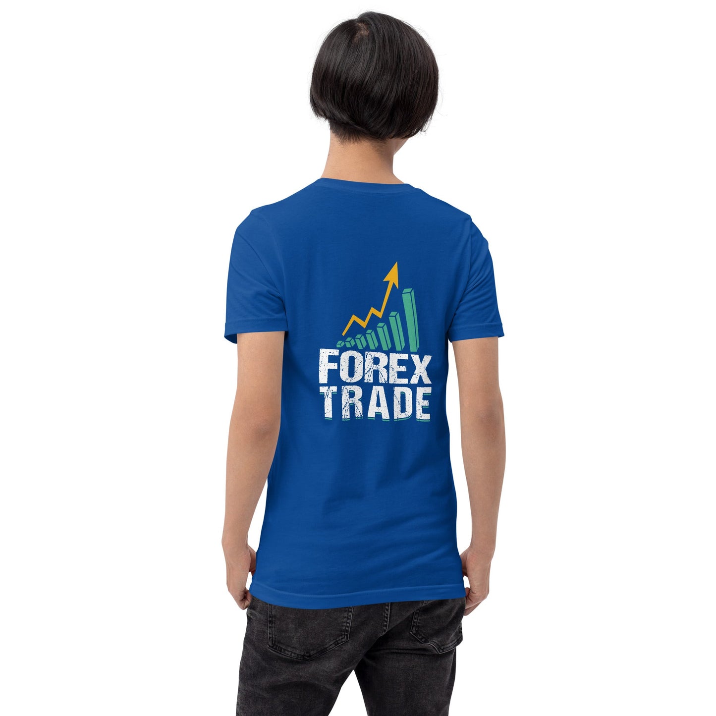 Forex Trading - Unisex t-shirt ( Back Print ) by DarkByteGear