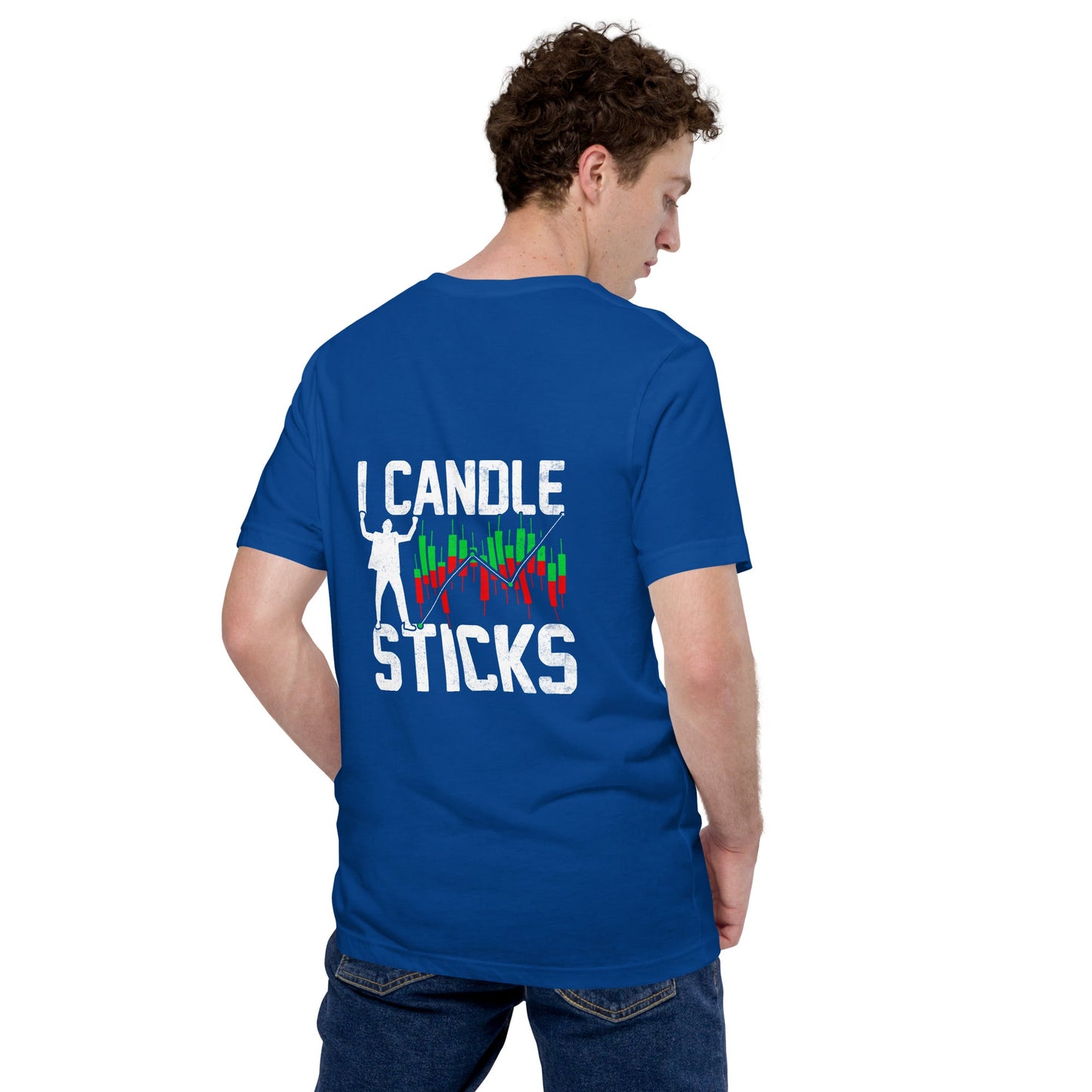 I Candle Stick - Unisex t-shirt ( Back Print ) by DarkByteGear