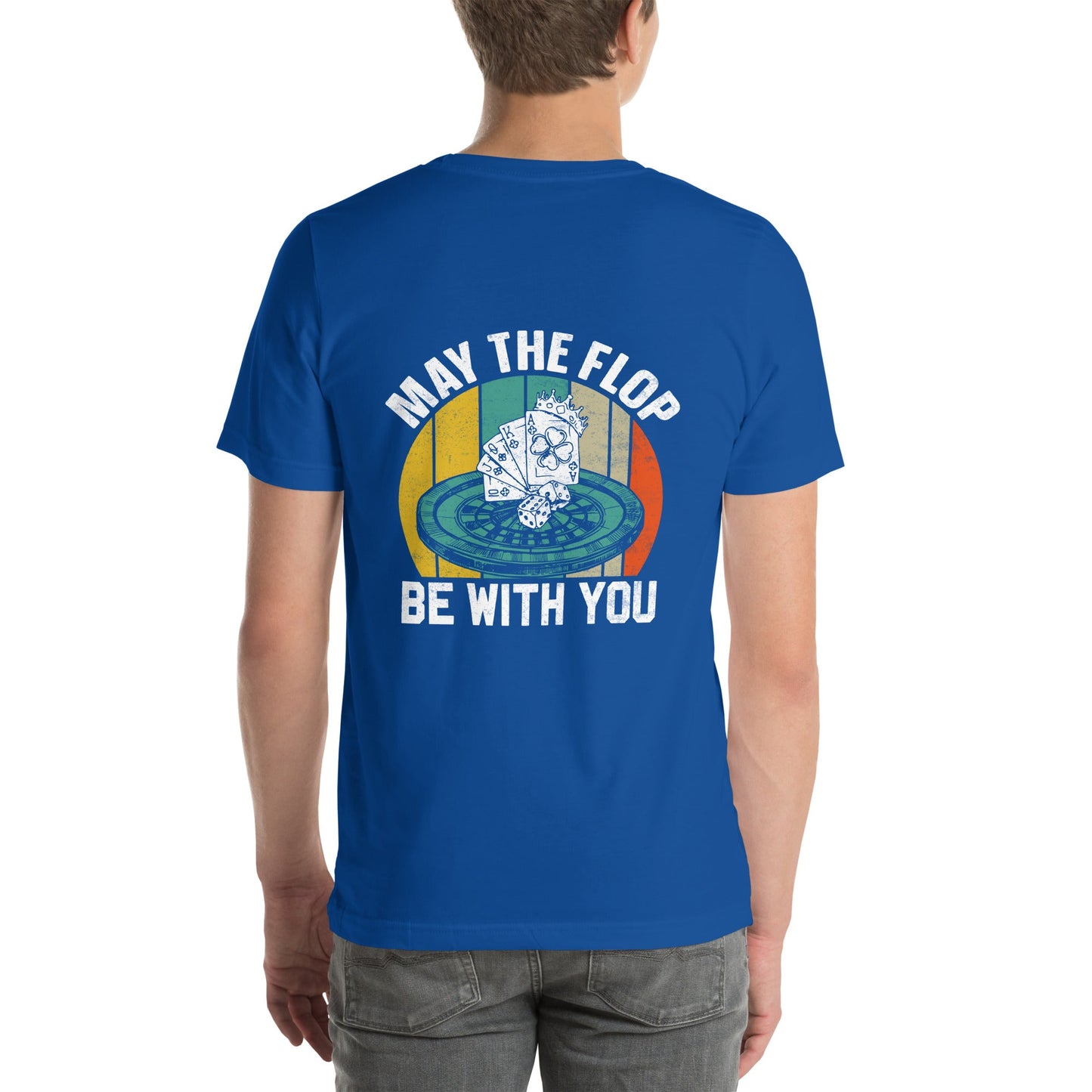 May the Flop be with you - Unisex t-shirt ( Back Print ) by DarkByteGear