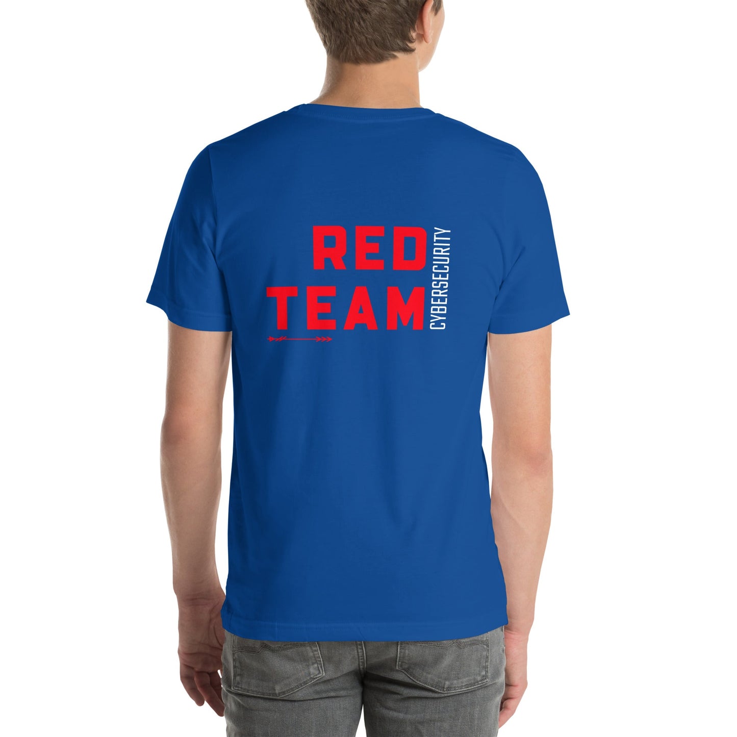 Cyber Security Red Team V8 - Unisex t-shirt ( Back Print ) by DarkByteGear