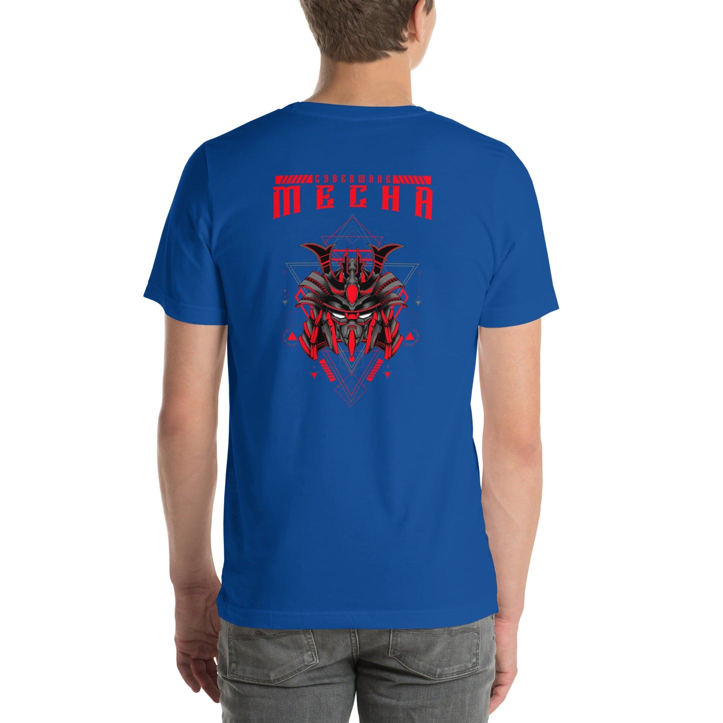 CyberWare Mecha - Unisex t-shirt ( Back Print ) by DarkByteGear
