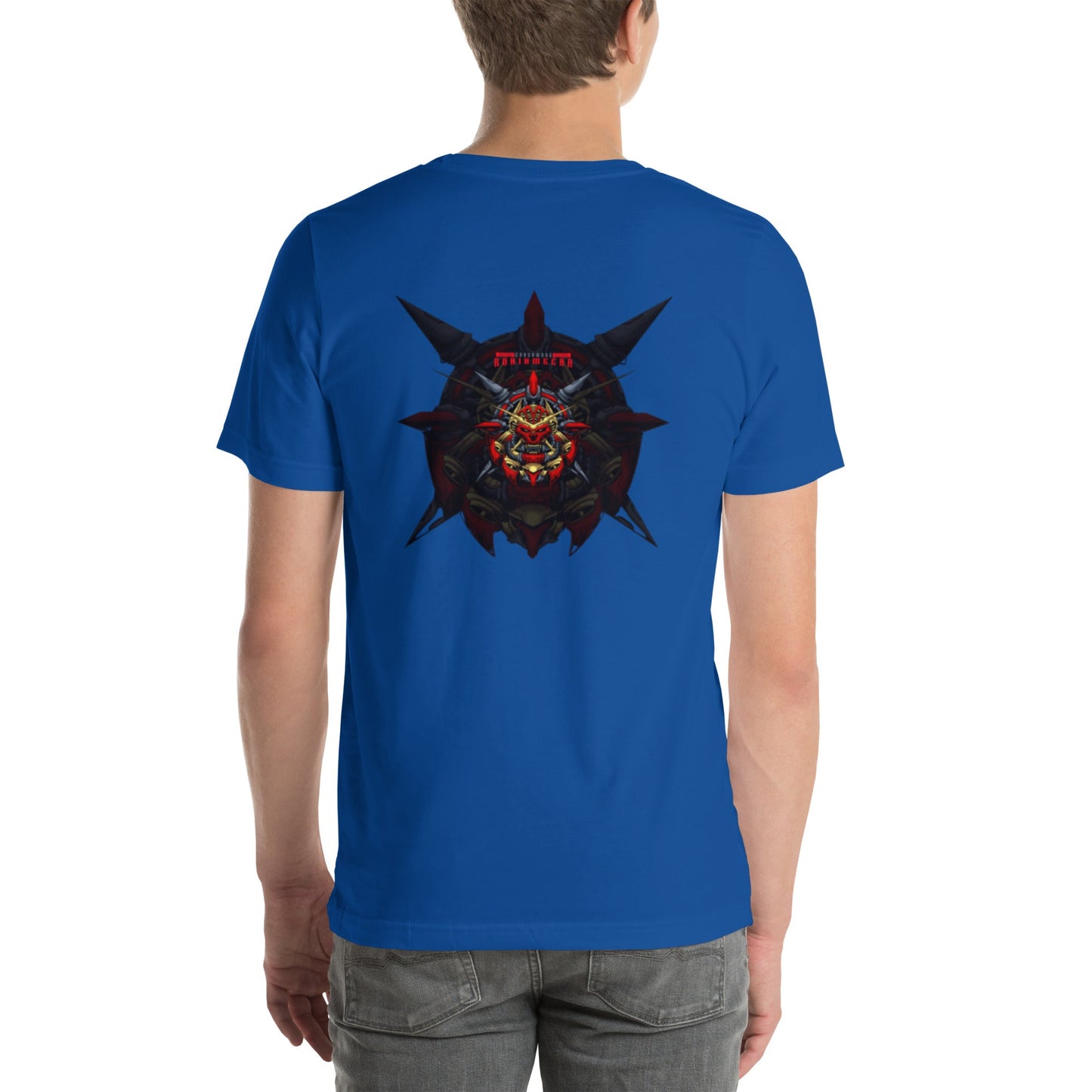 Cyberware Ronin Mecha - Unisex t-shirt ( Back Print ) by DarkByteGear