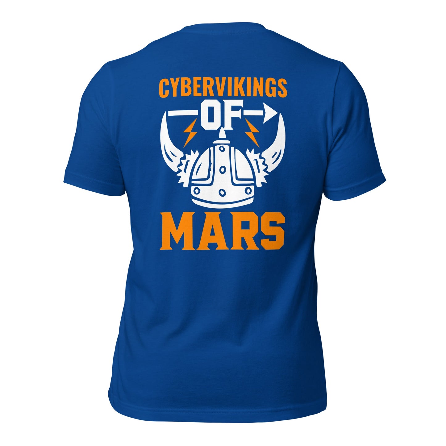 Cyberviking of Mars - Unisex t-shirt ( Back Print ) by DarkByteGear