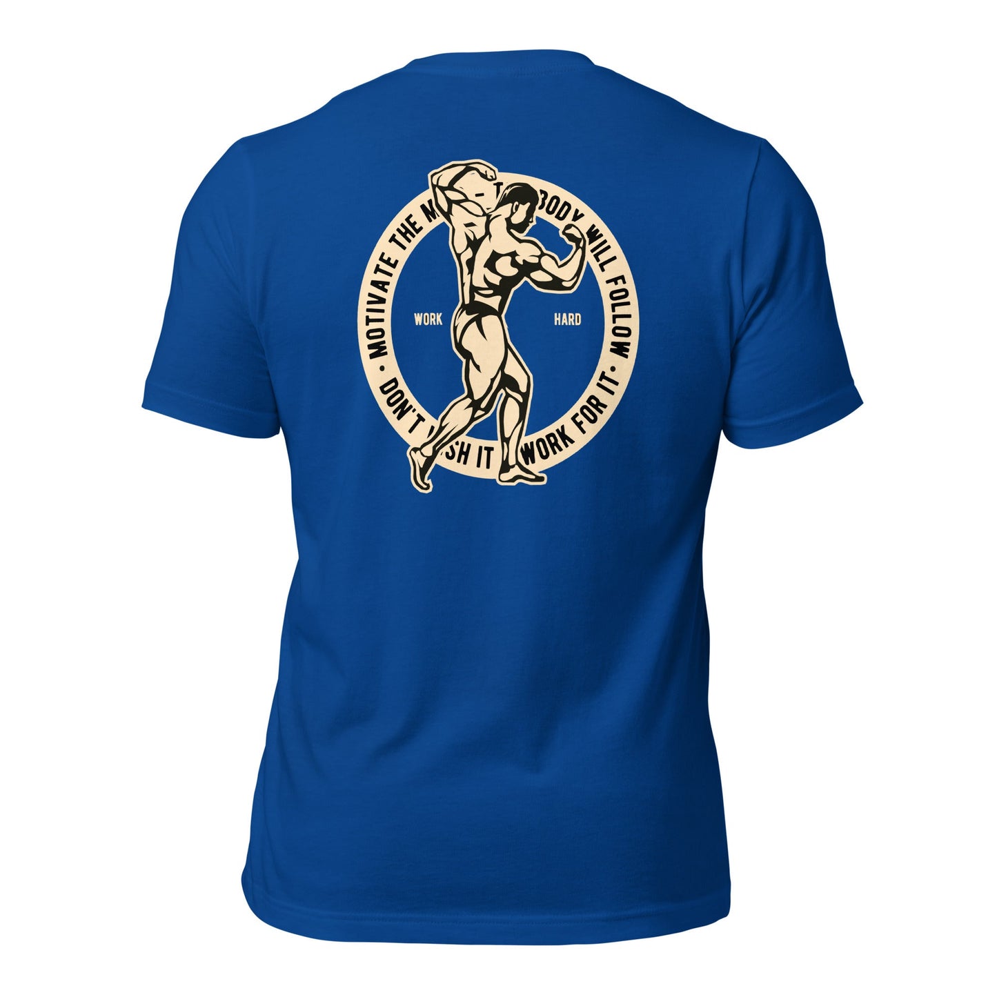 Motivate the Mind - Unisex t-shirt ( Back Print ) by DarkByteGear