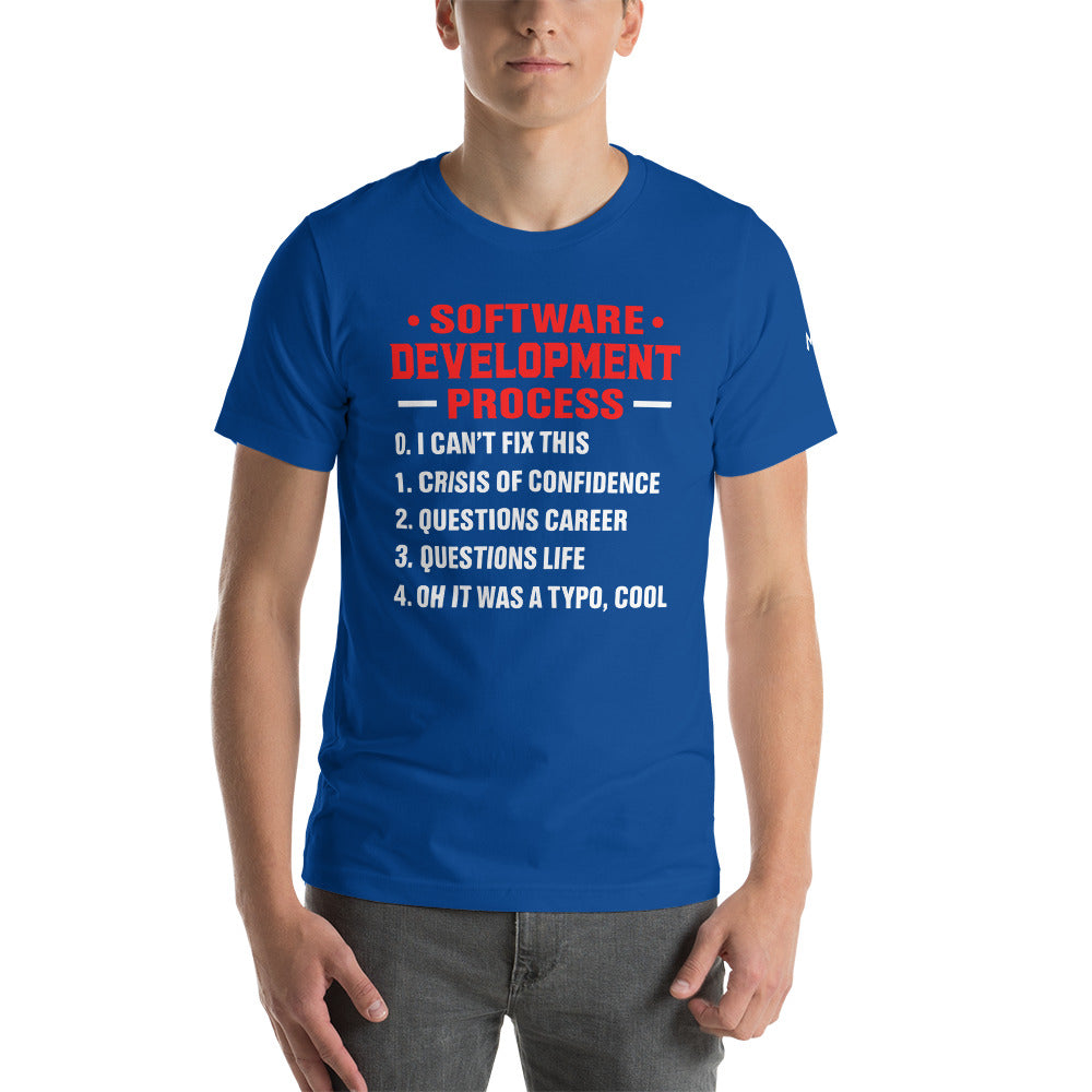 Software Development Process V1 - Unisex t-shirt by DarkByteGear