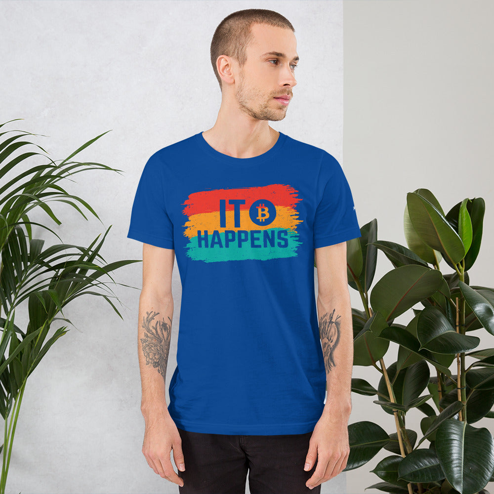 It happens Unisex t-shirt by DarkByteGear