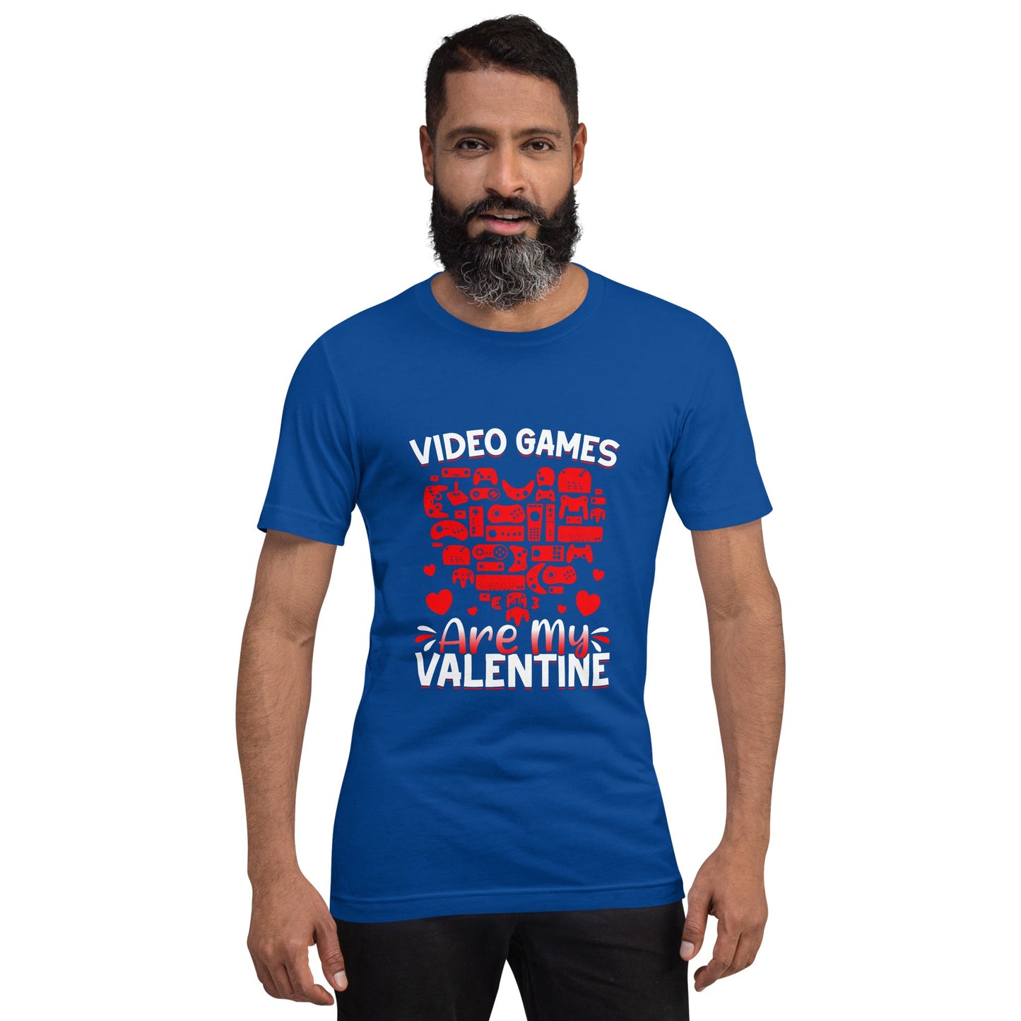 Video games are my valentine Unisex t-shirt by DarkByteGear