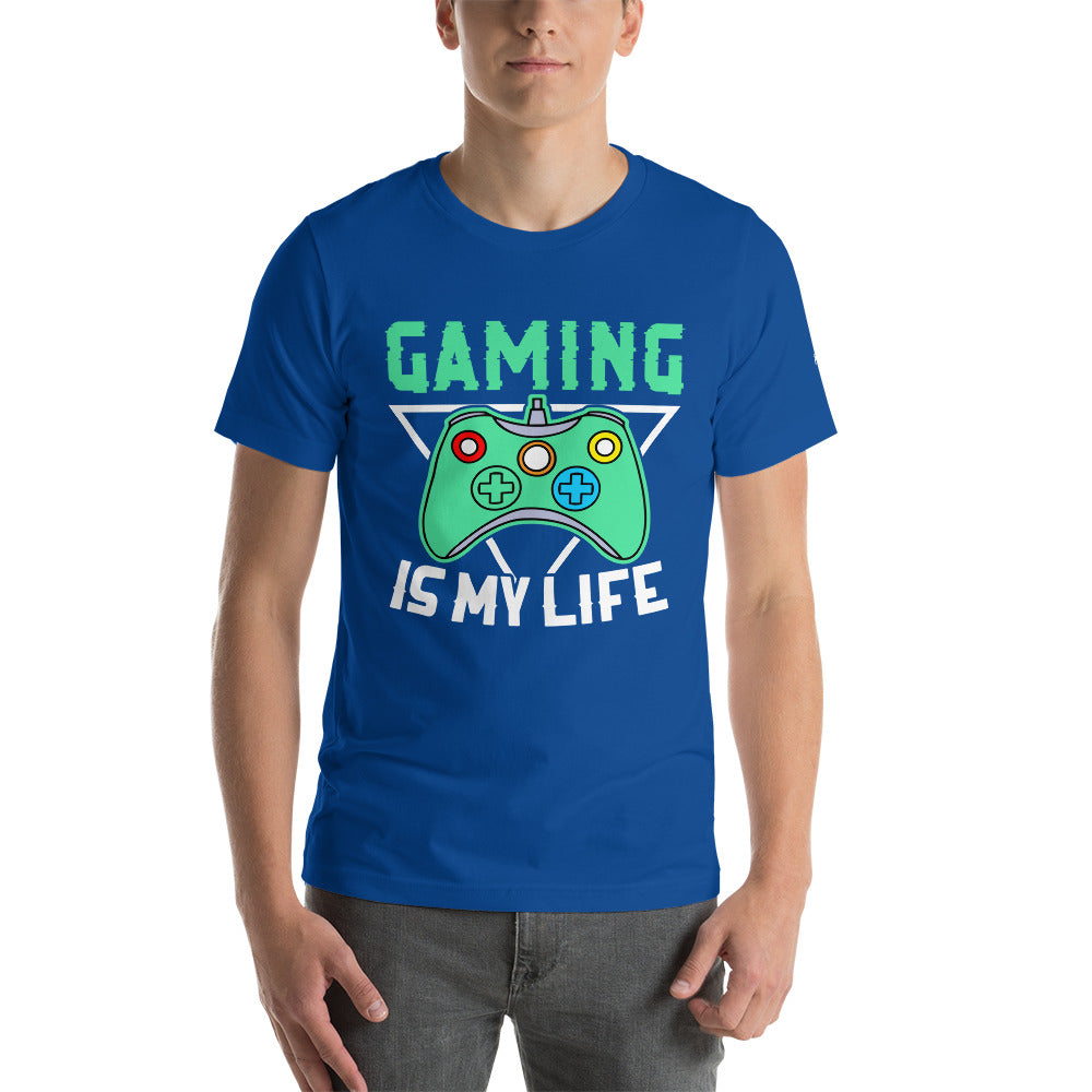 Gaming Is My Life - Unisex t-shirt by DarkByteGear