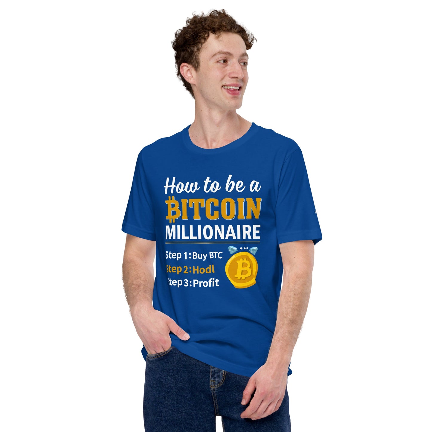How to be a Bitcoin Millionaire Unisex t-shirt by DarkByteGear