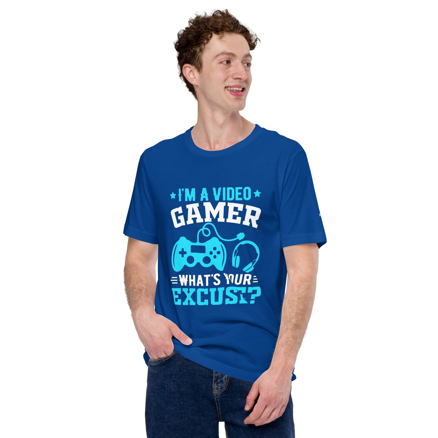 I am a Video Gamer! What is Your Excuse? Unisex t-shirt by DarkByteGear