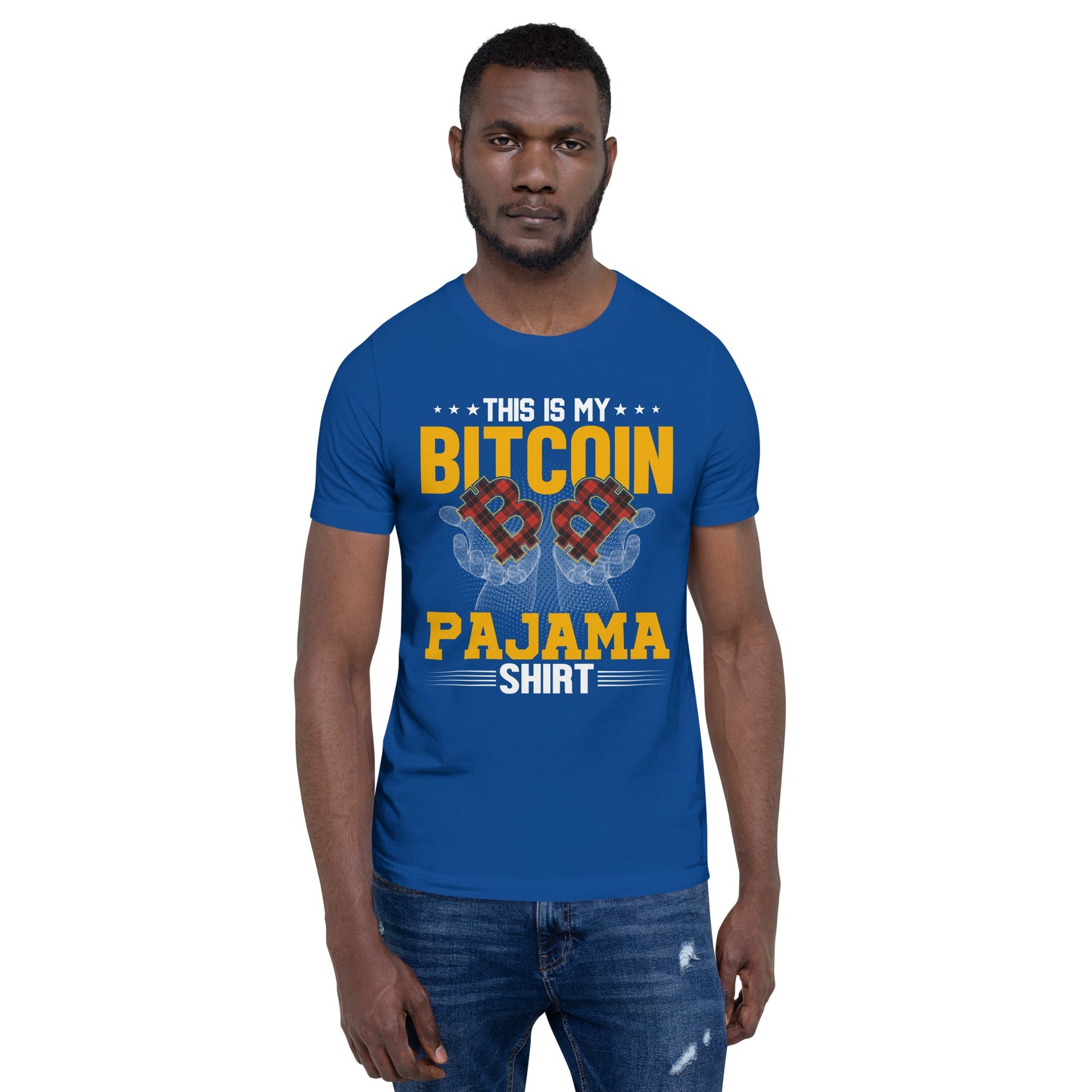 This is My Bitcoin Pajama Shirt Unisex t-shirt by DarkByteGear