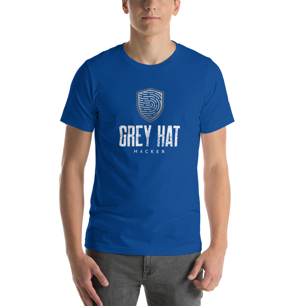 Grey Hat Hacker V4 - Unisex t-shirt by DarkByteGear