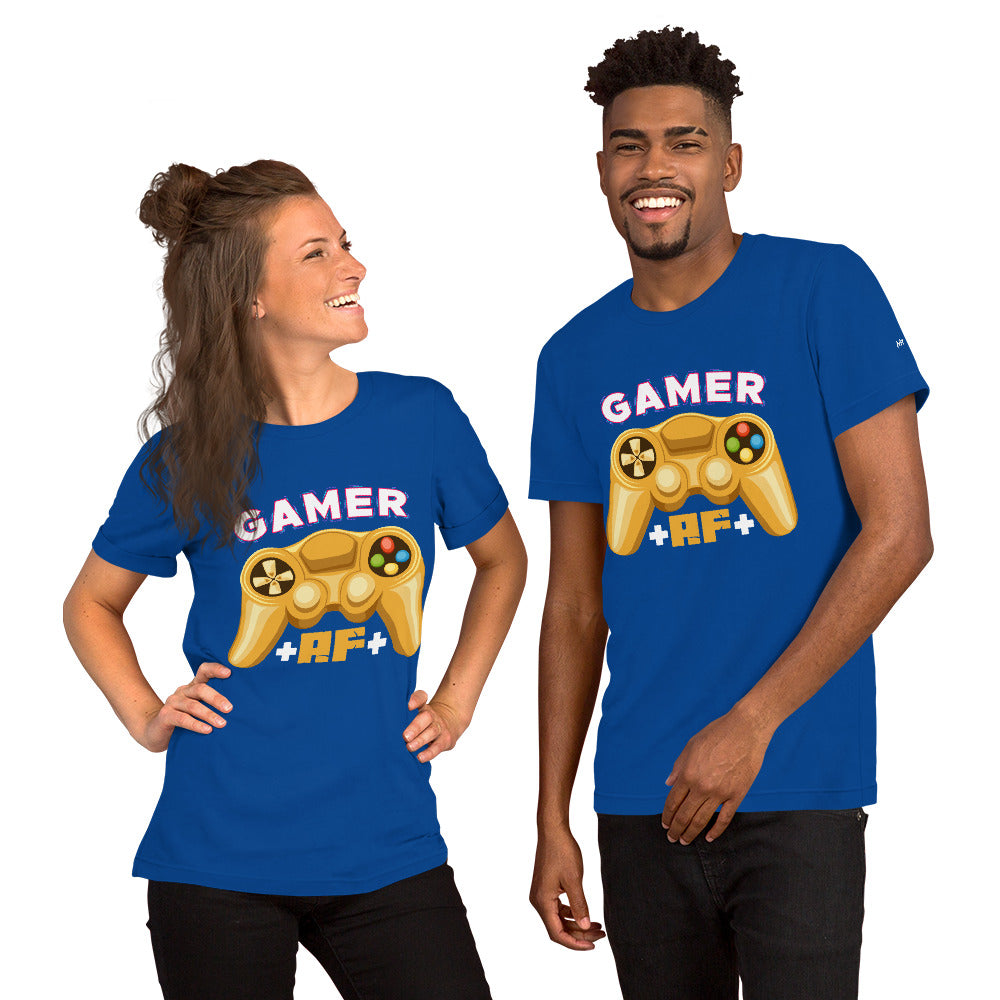 Gamer AF Unisex t-shirt by DarkByteGear