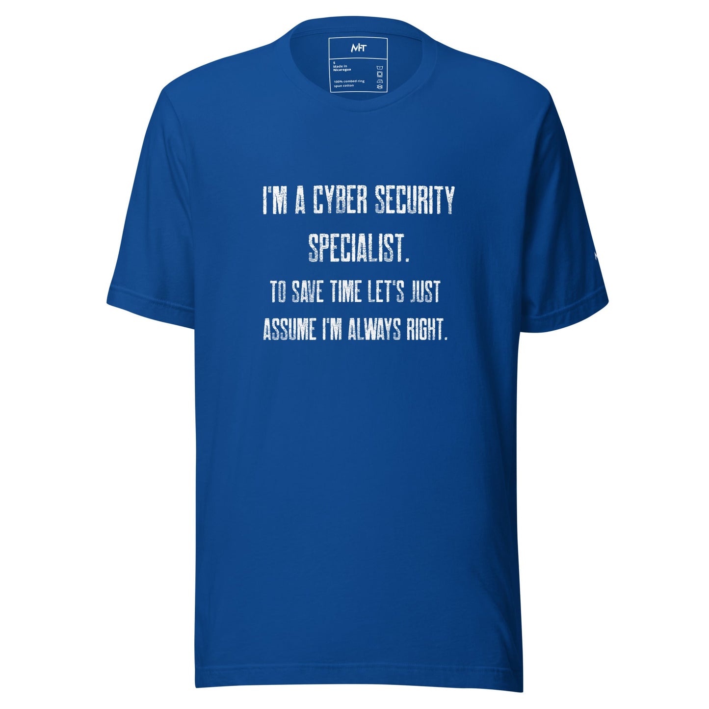 I am a Cyber Security Specialist Unisex t-shirt by DarkByteGear