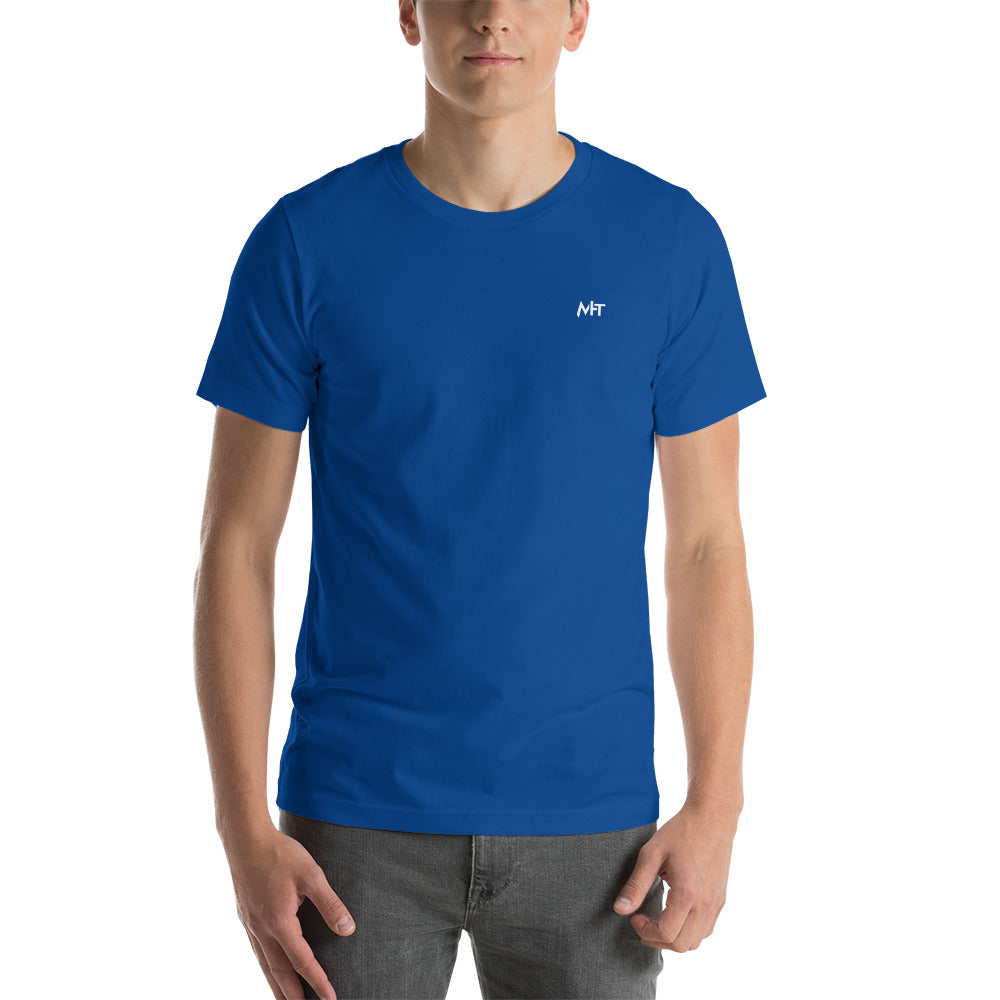 I don't always Mine Cryptocurrency - Unisex t-shirt ( Back Print ) by DarkByteGear