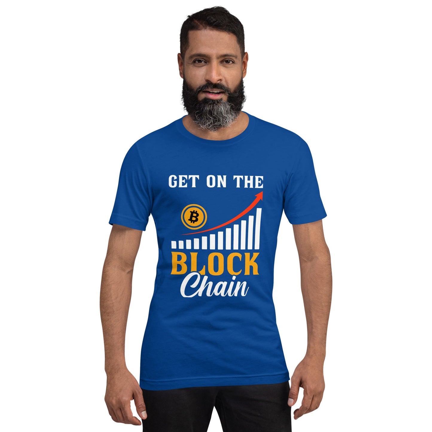 Get on the Block Chain - Unisex t-shirt by DarkByteGear