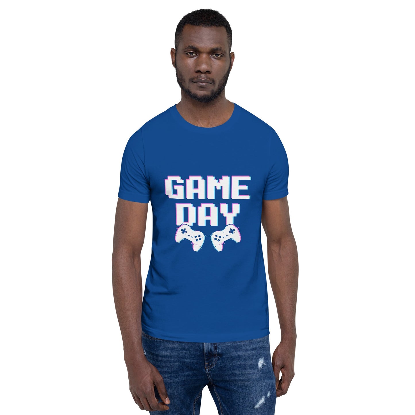 Game Day Lego White - Unisex t-shirt by DarkByteGear