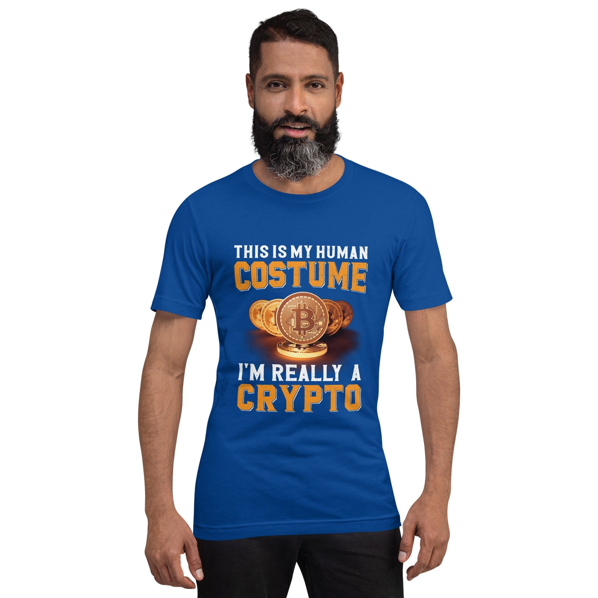 This is my Human Costume, I am a really a Crypto - Unisex t-shirt by DarkByteGear
