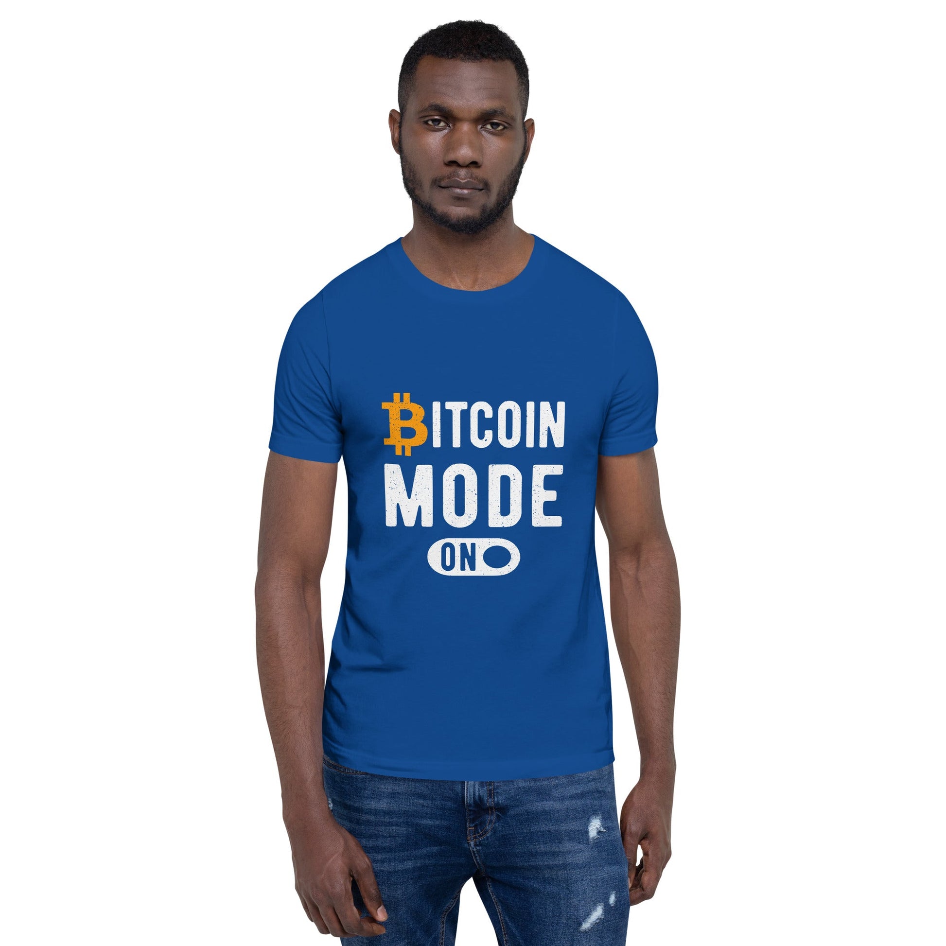 Bitcoin Mode is On - Unisex t-shirt by DarkByteGear