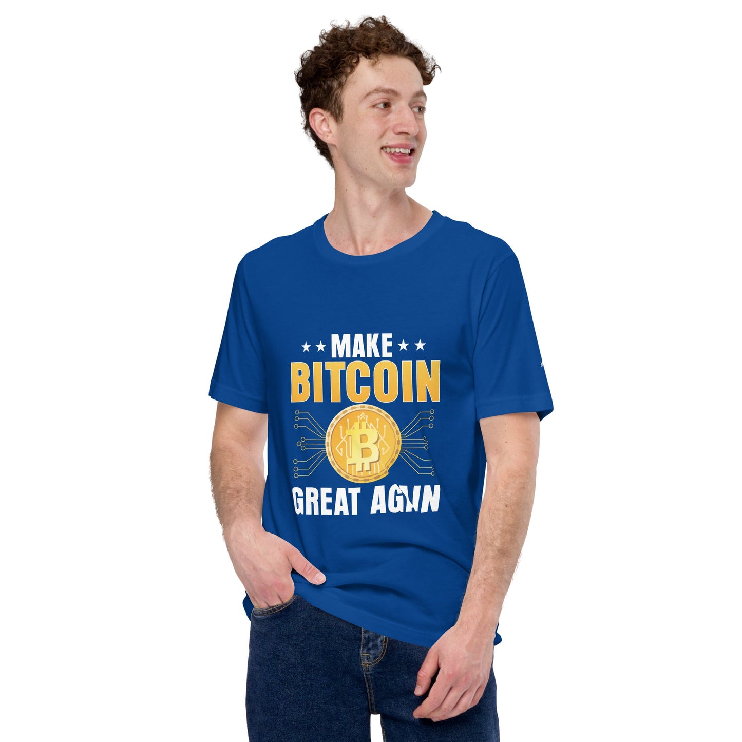 Make Bitcoin Great again Unisex t-shirt by DarkByteGear