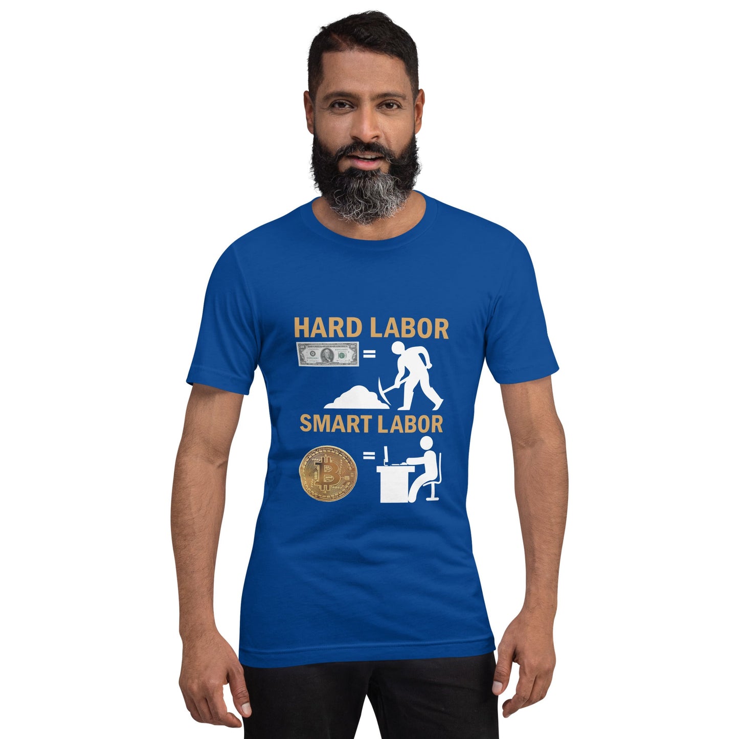 Hard Labour Vs Smart Labour - Unisex t-shirt by DarkByteGear