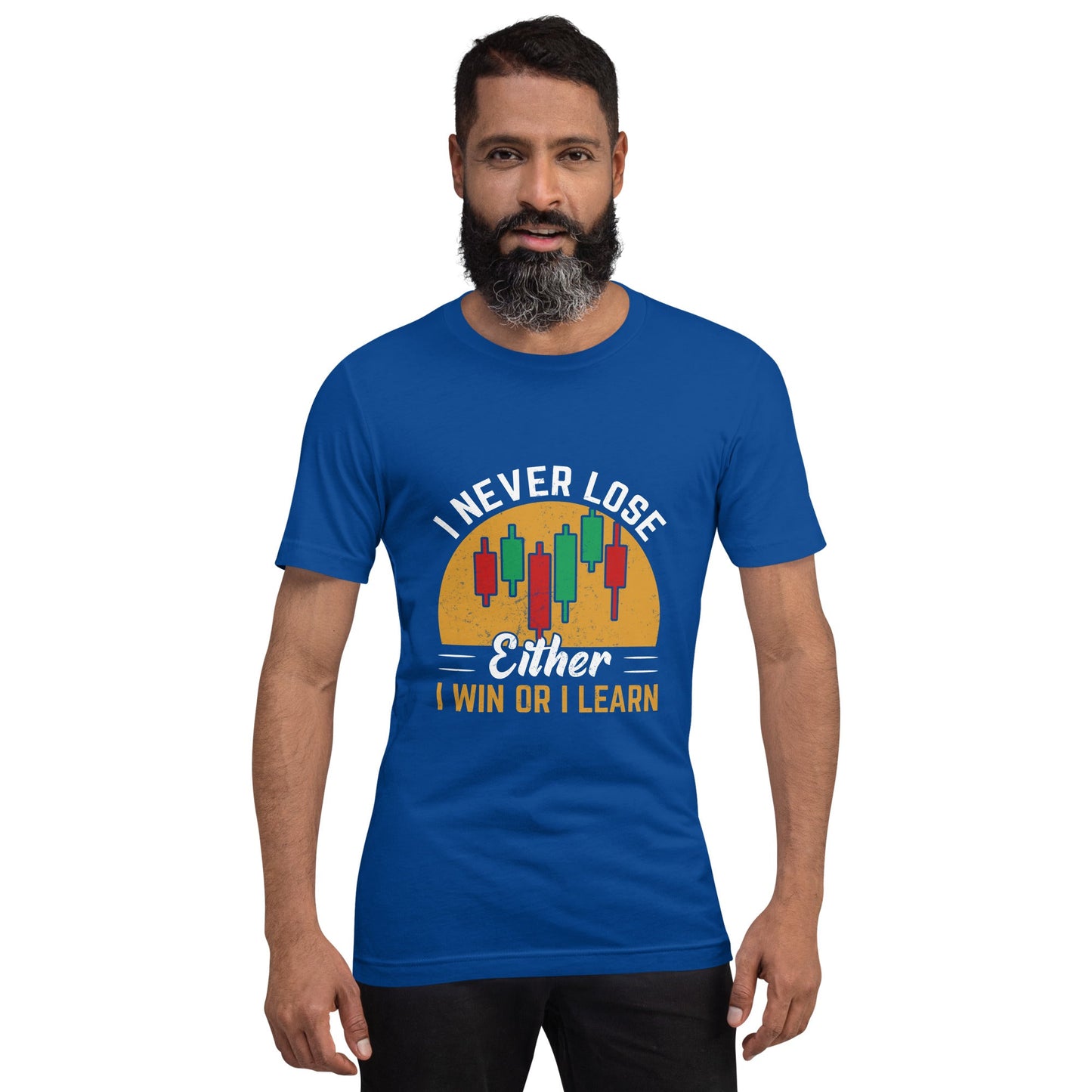 I never Lose: Either I win or I learn V1 - Unisex t-shirt by DarkByteGear