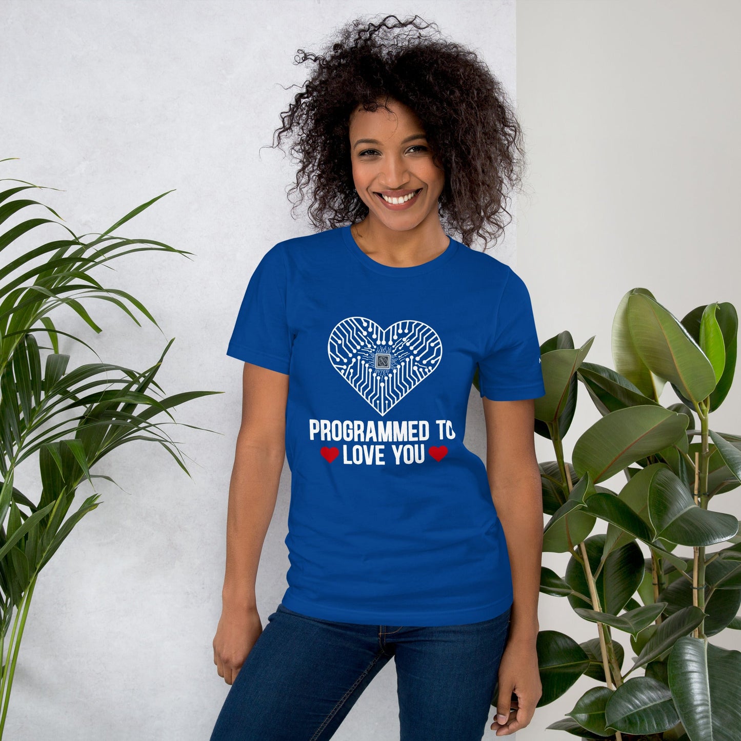 Programmed to Love you - Unisex t-shirt by DarkByteGear