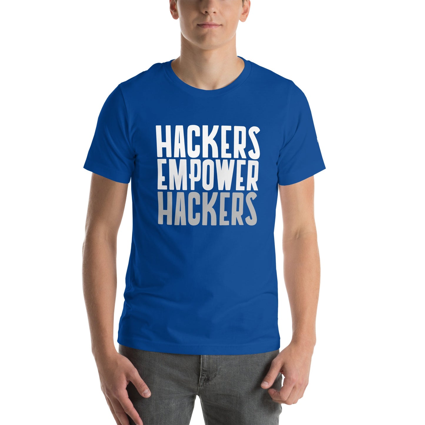 Hackers Empower Hackers - Unisex t-shirt by DarkByteGear