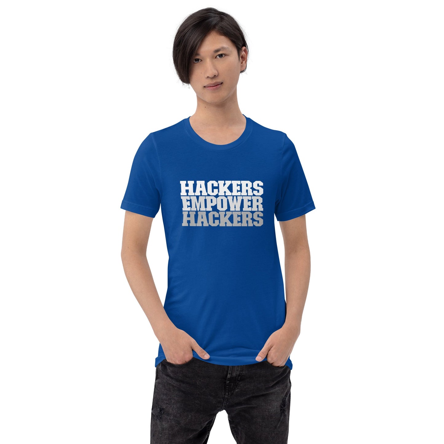 Hackers Empower Hackers V2 - Unisex t-shirt by DarkByteGear