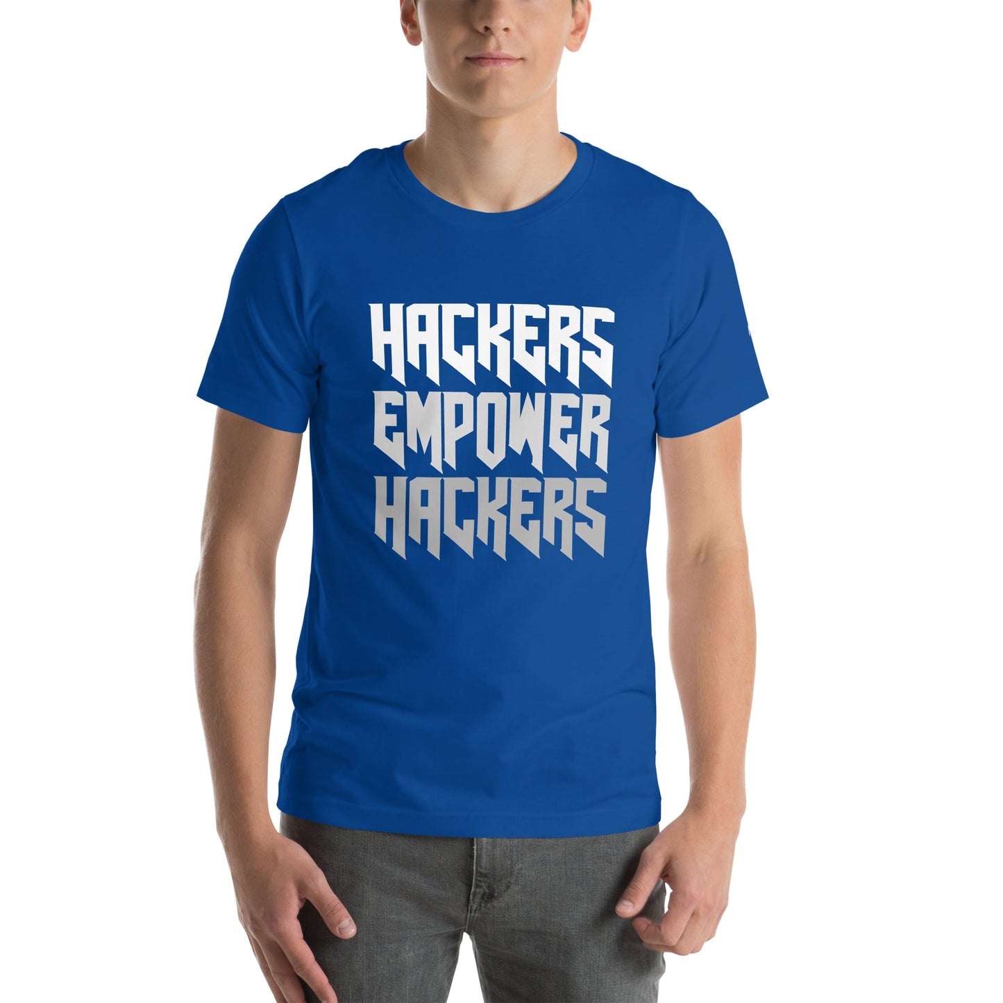 Hackers Empower Hackers V4 - Unisex t-shirt by DarkByteGear