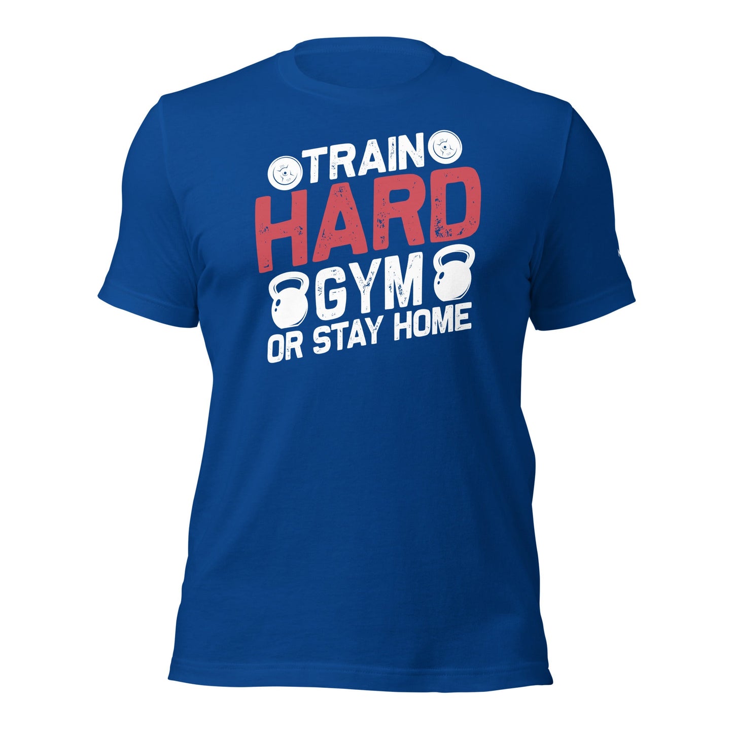 Train Hard - Unisex t-shirt (back print) by DarkByteGear