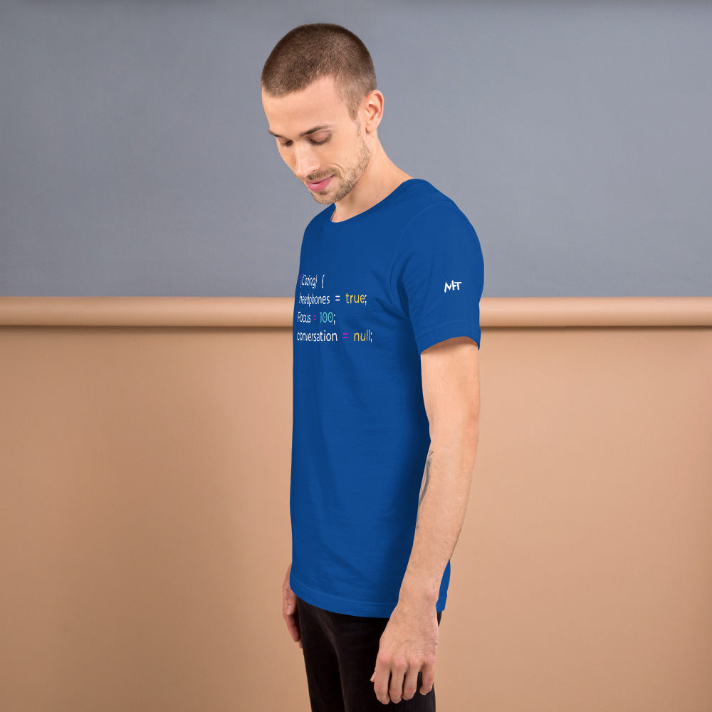 Funny Joke Programming If Coding Unisex t-shirt by DarkByteGear