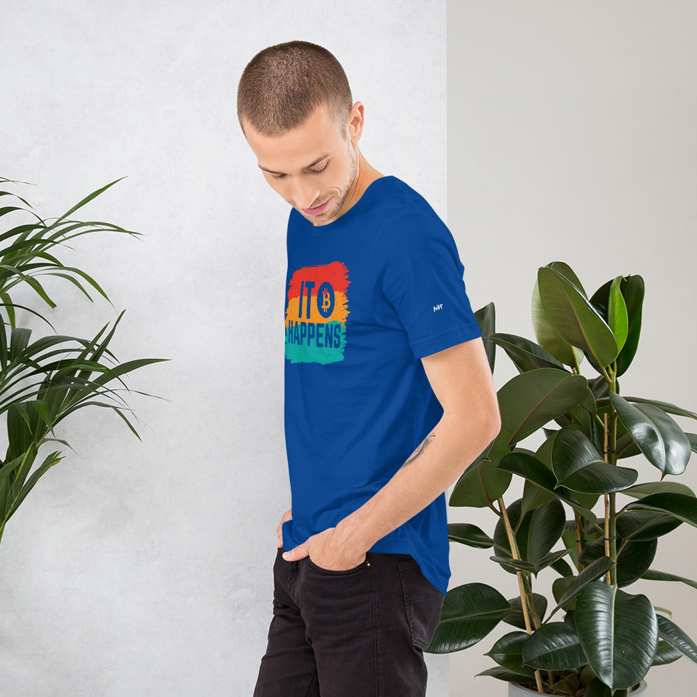 It happens Unisex t-shirt by DarkByteGear