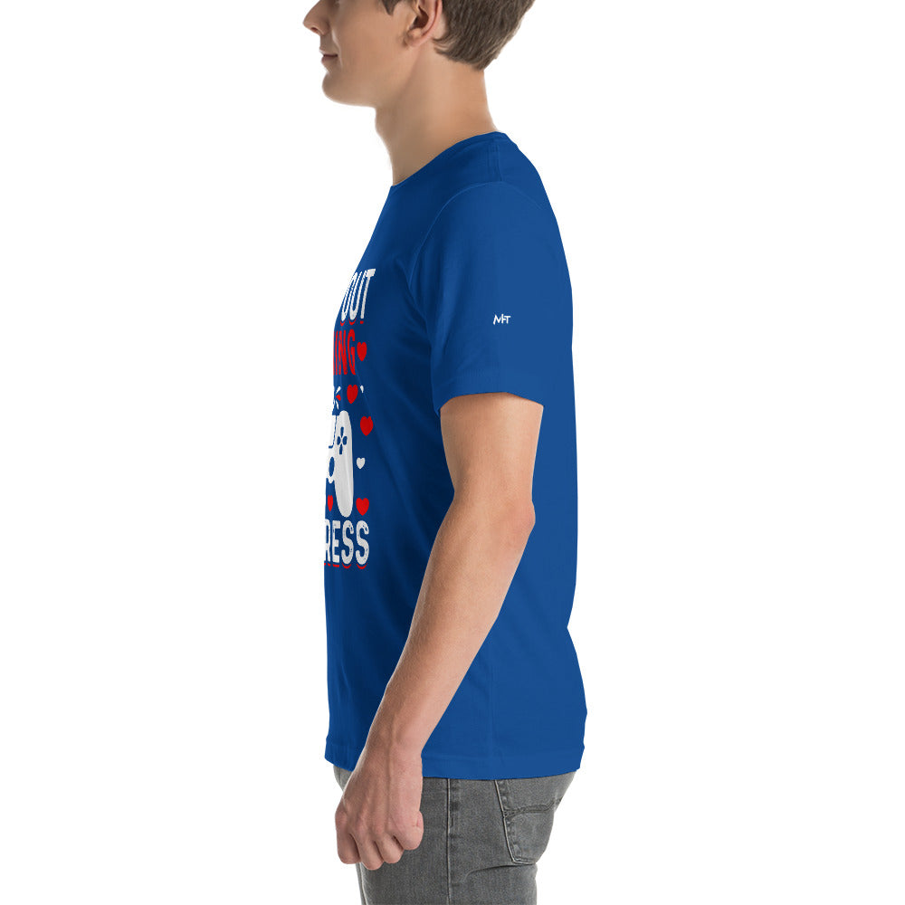 Keep out Gaming in Progress Unisex t-shirt by DarkByteGear