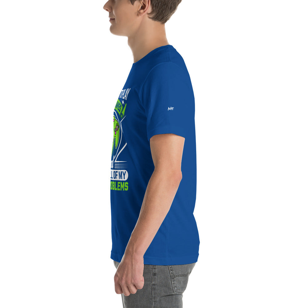 I just want to Play Video games and Ignore all of My Adult Problems Unisex t-shirt by DarkByteGear
