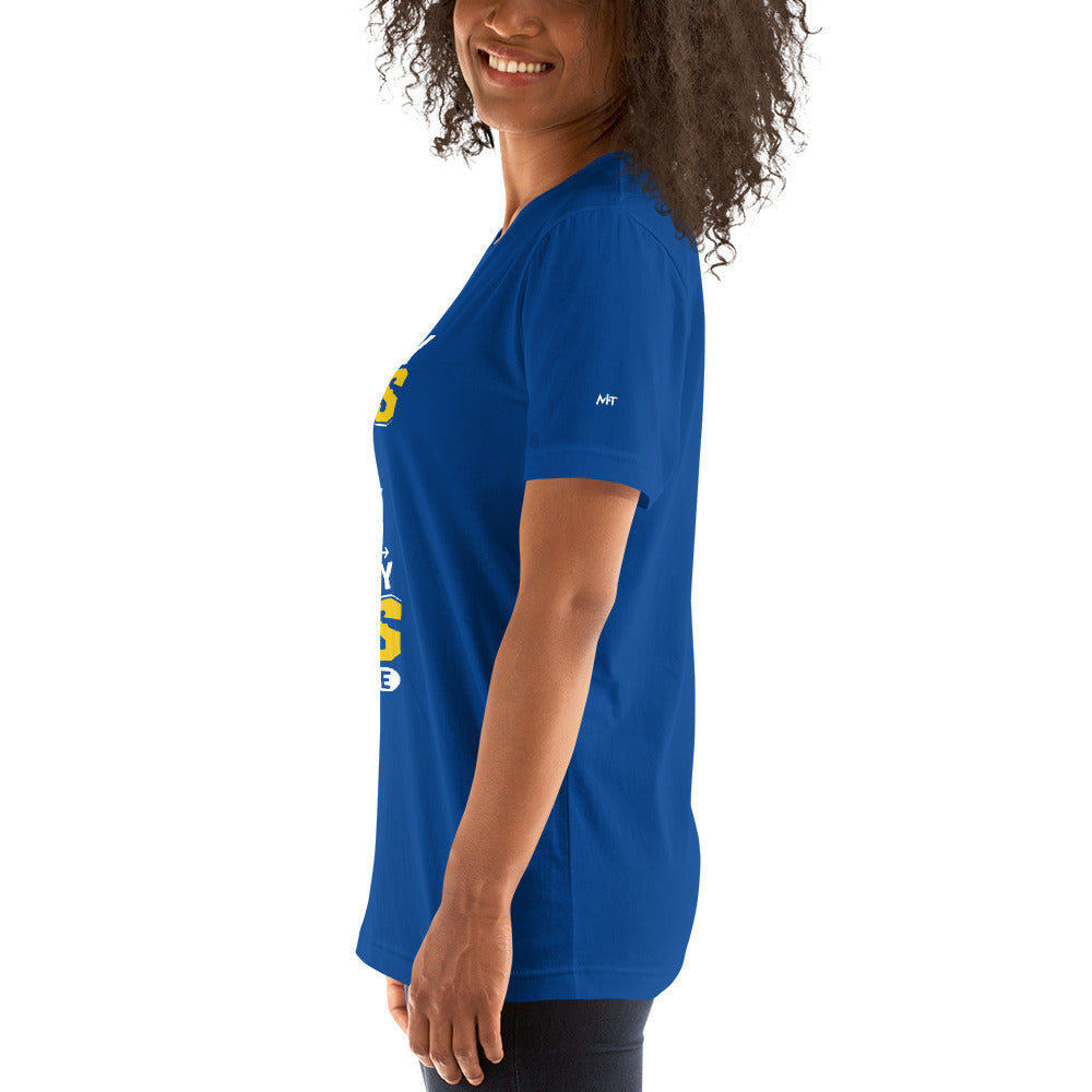 Money can't Buy you happiness but it can Buy you Stock and that was close - Unisex t-shirt by DarkByteGear
