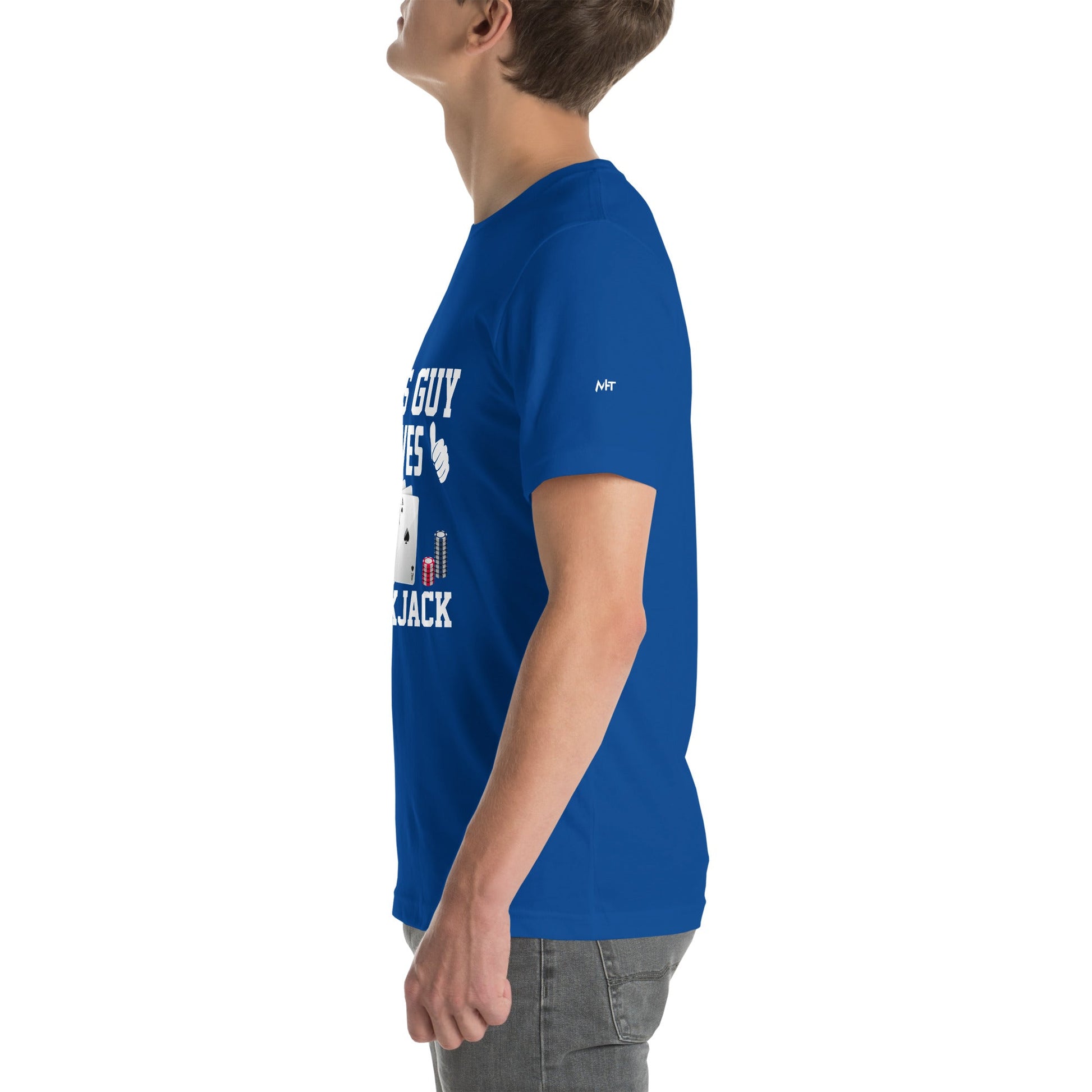 This Guy Loves Black Jack V1 - Unisex t-shirt by DarkByteGear