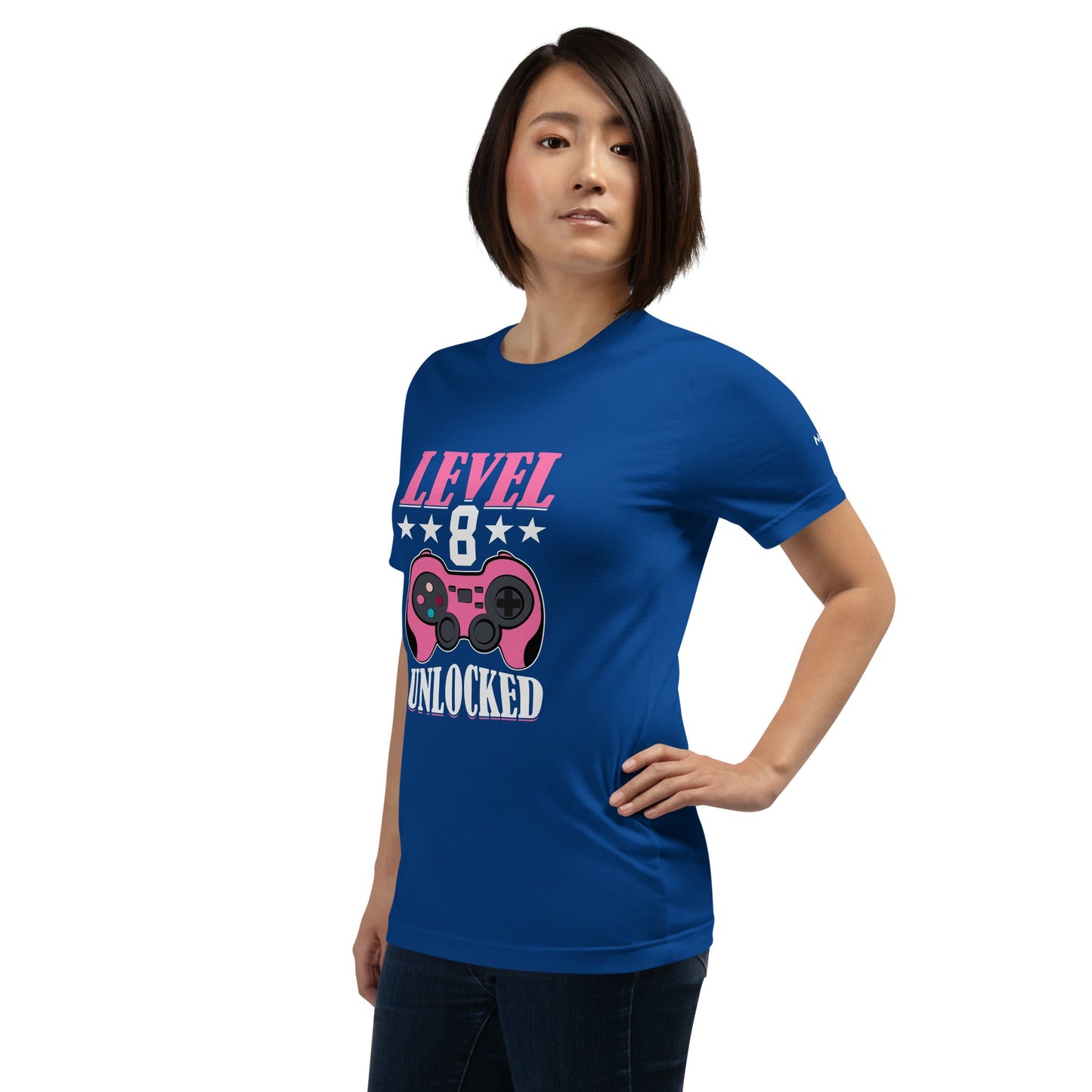 Level 8 Unlocked - Unisex t-shirt by DarkByteGear
