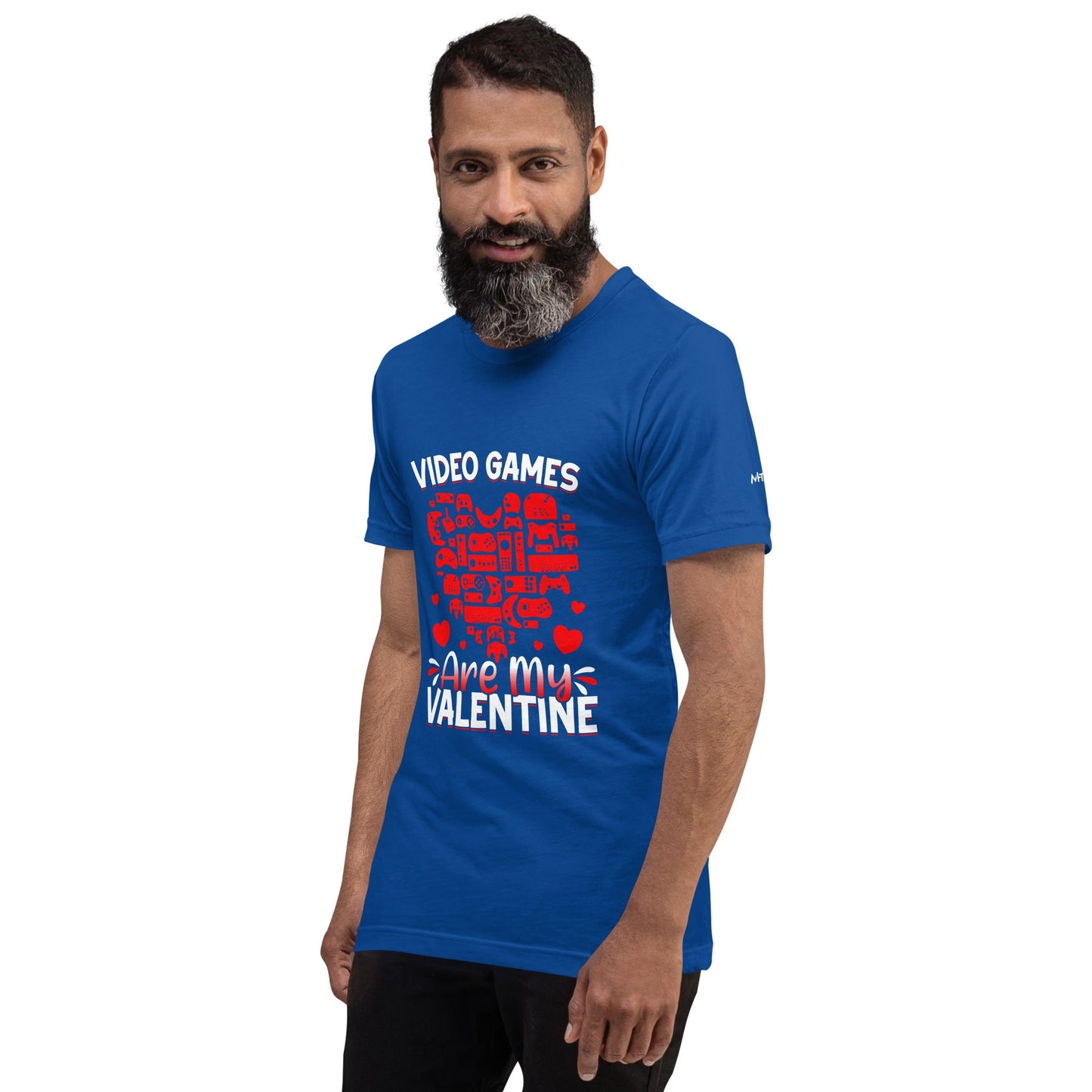 Video games are my valentine Unisex t-shirt by DarkByteGear