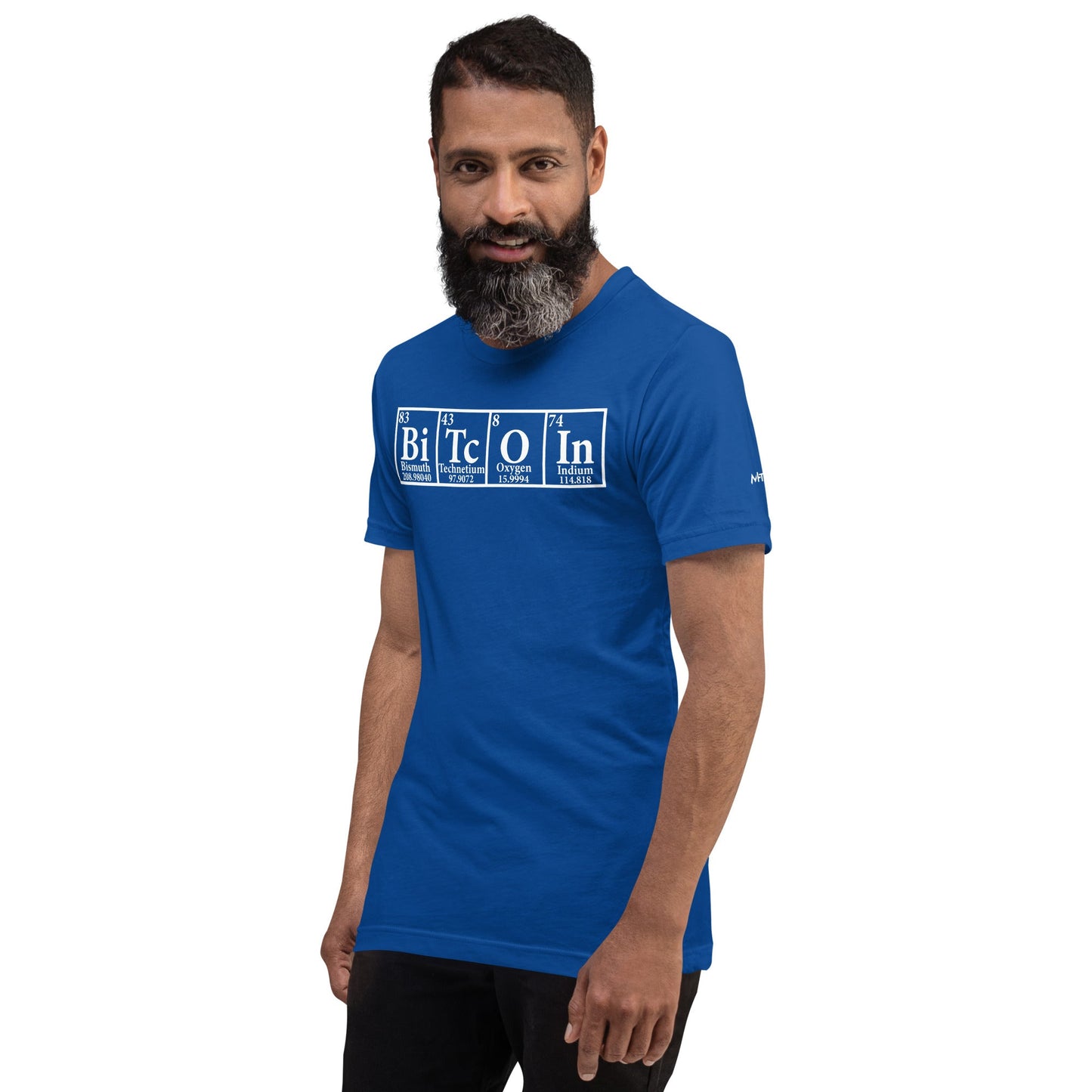 Bitcoin Periodic Table Unisex t-shirt by DarkByteGear