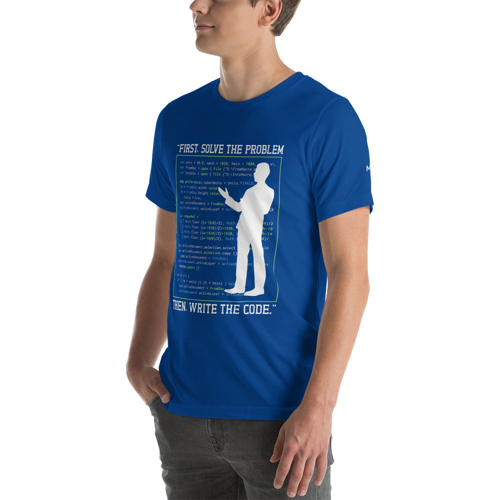 First, Solve the problem; then, Write the code V5 - Unisex t-shirt by DarkByteGear