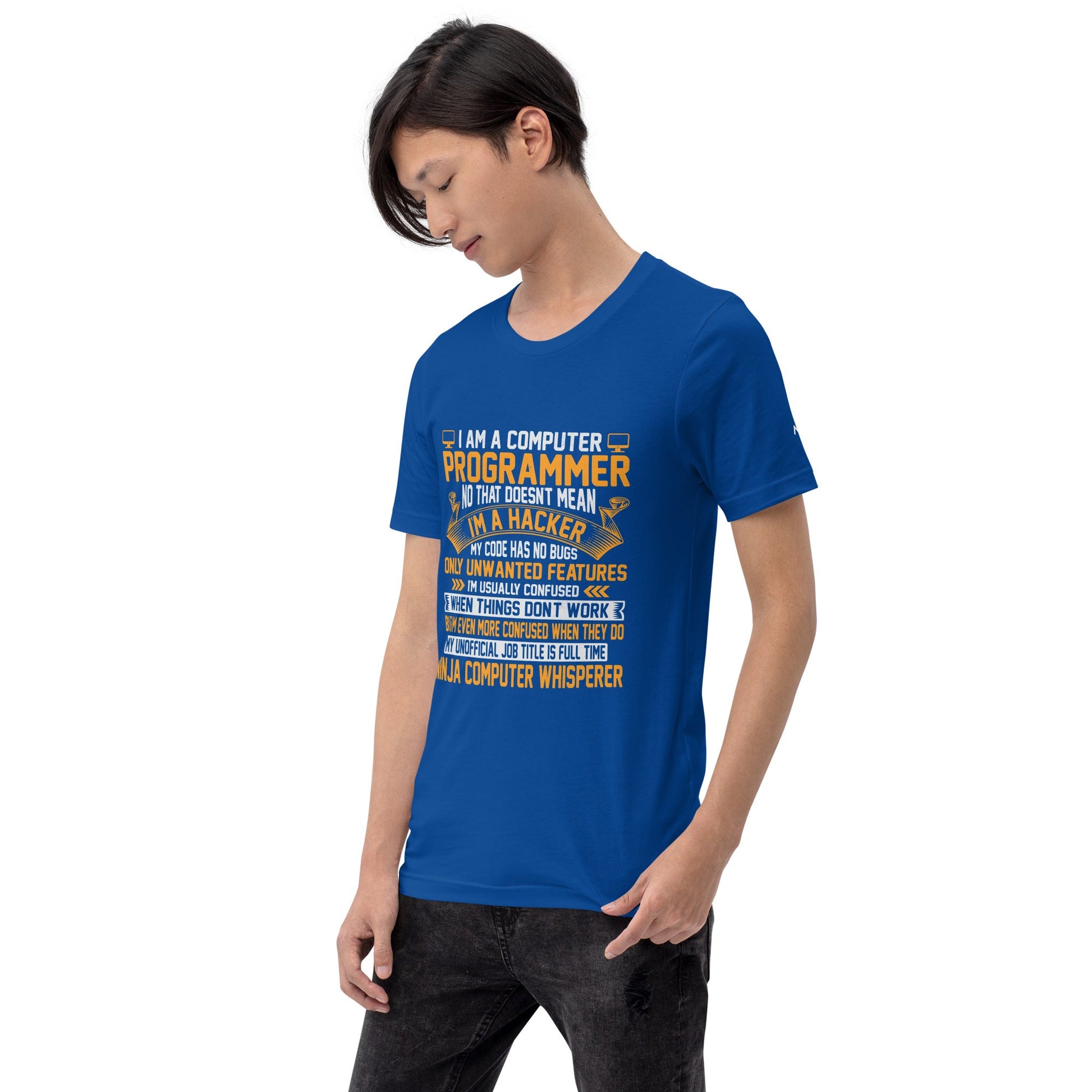 I am a Computer Programmer: Ninja Computer Whisperer - Unisex t-shirt by DarkByteGear