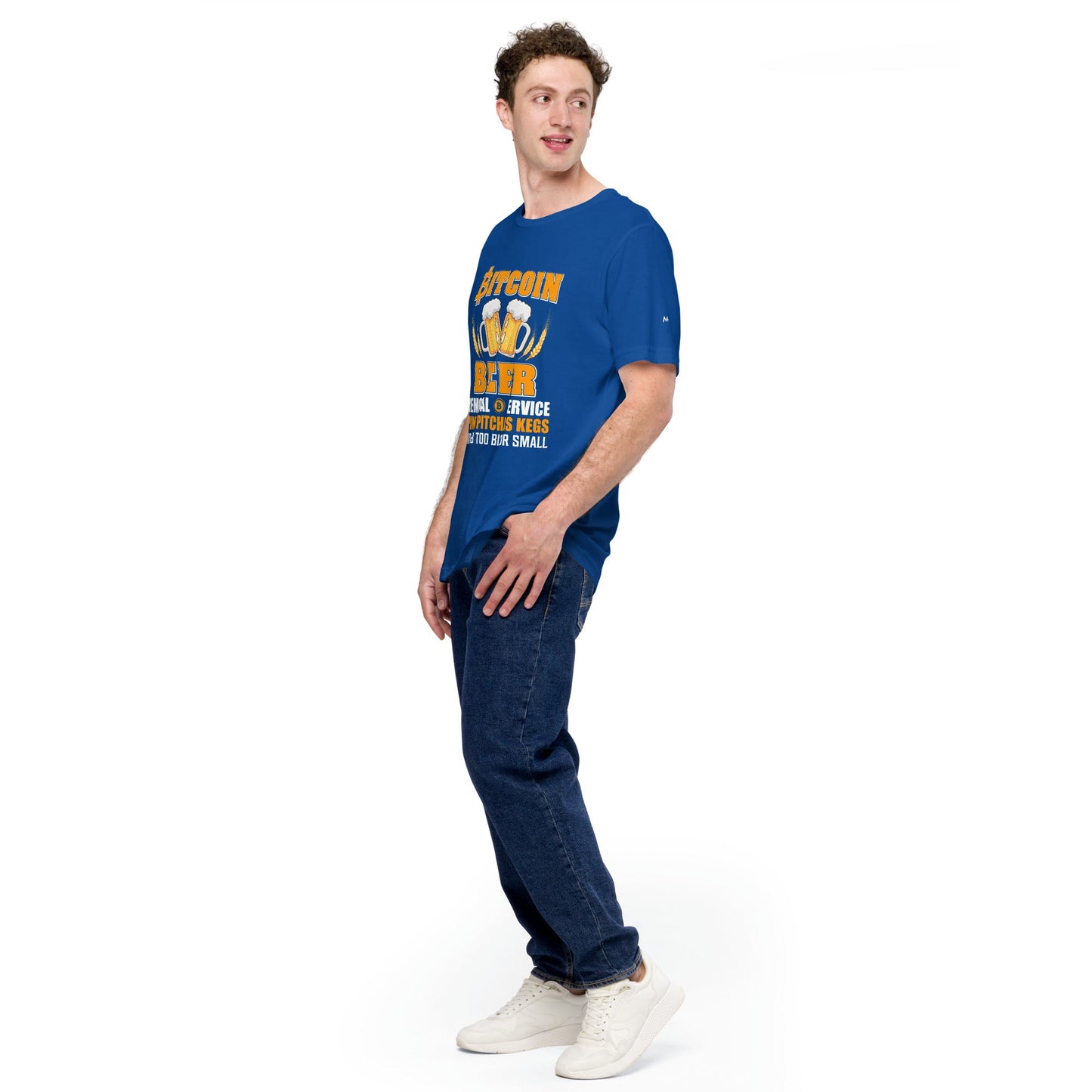 Bitcoin Beer Removal Service - Unisex t-shirt by DarkByteGear