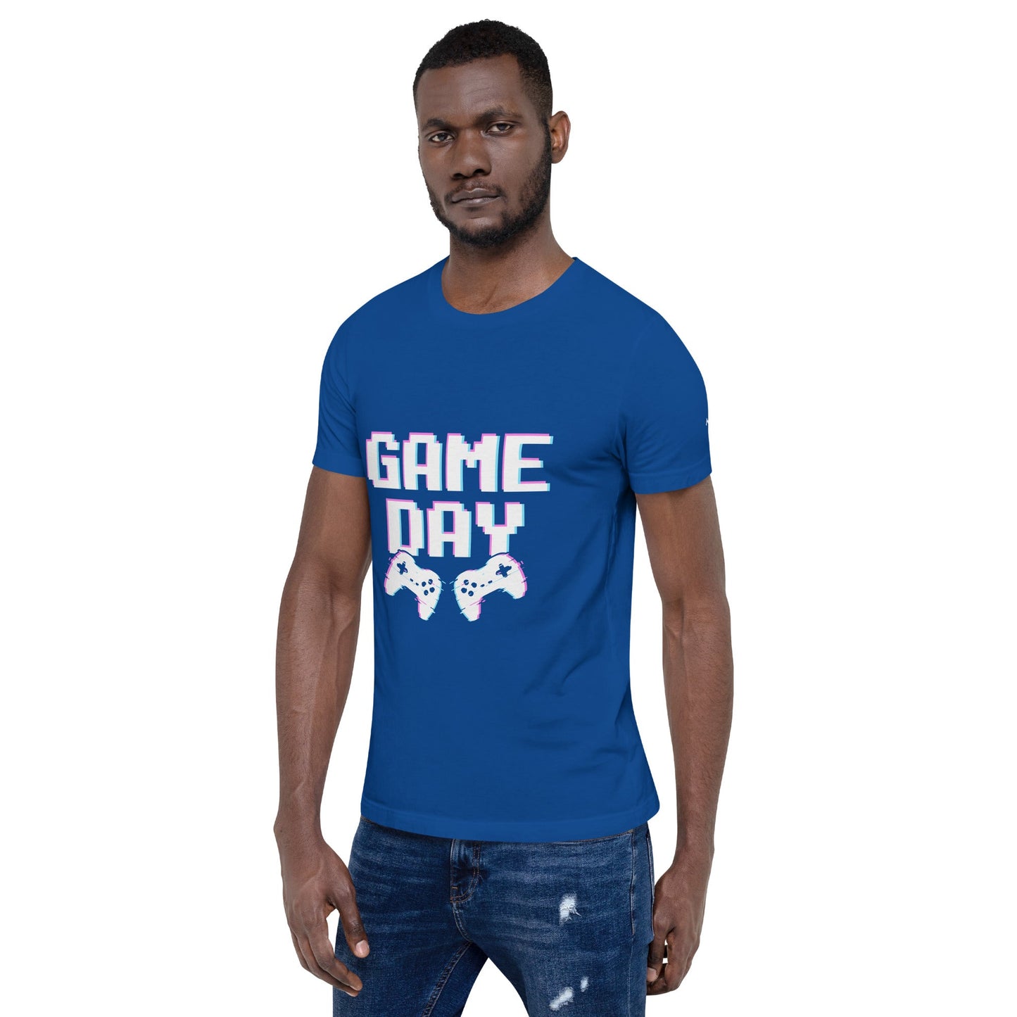 Game Day Lego White - Unisex t-shirt by DarkByteGear